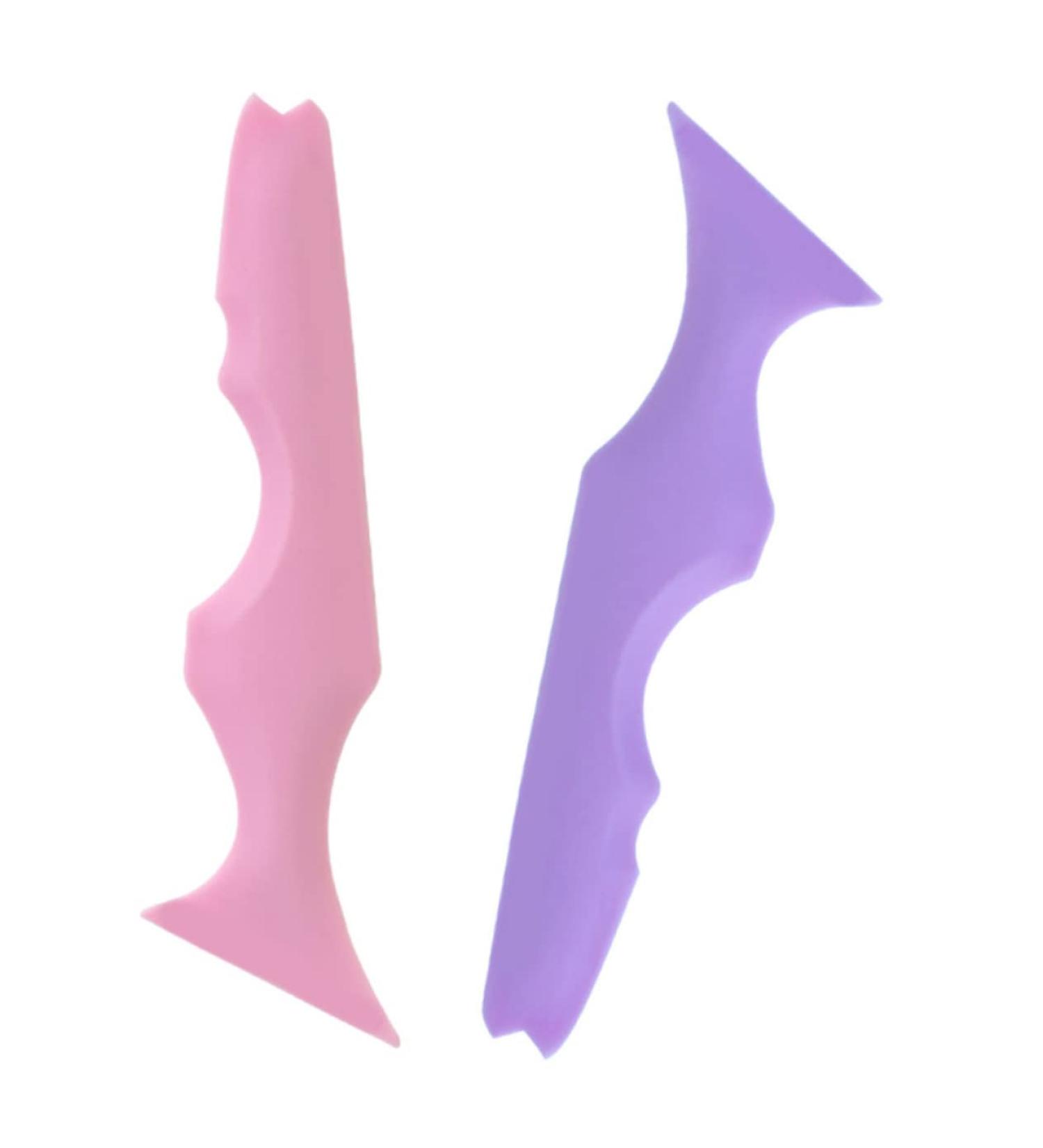 Mikinona Silicone Eyeliner Aids 2pcs Silicone Beauty Ruler Massaging Eye Mask Eyeliner Shield Applicator Guard The Lazy Face - Buy Online on GoSupps.com