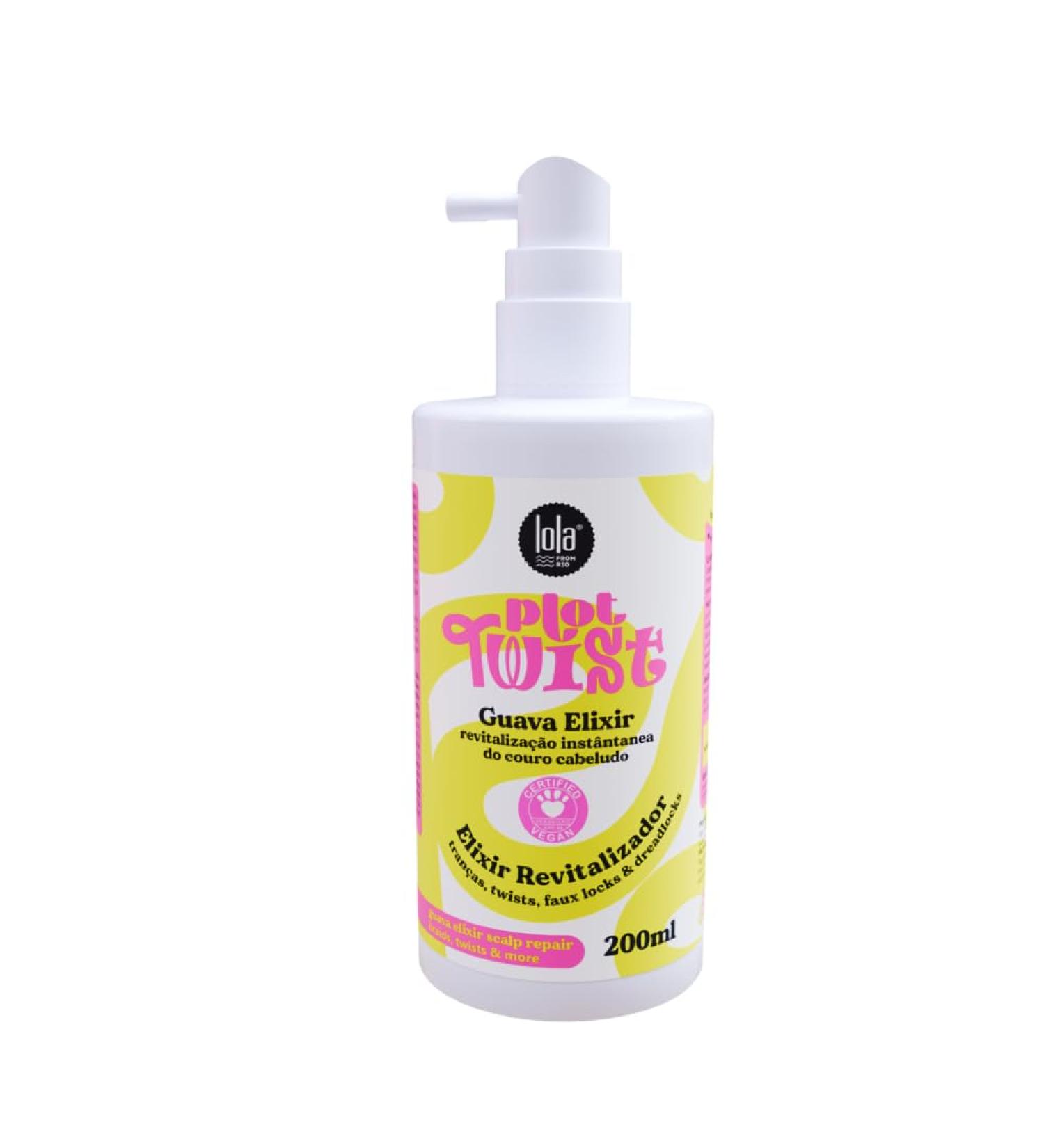Lola Cosmetics - Plot Twist Guava Elixir - Revitalizing Elixir - 200 ml - Hydration and Vitality for All Hair Types - Buy Online on GoSupps.com
