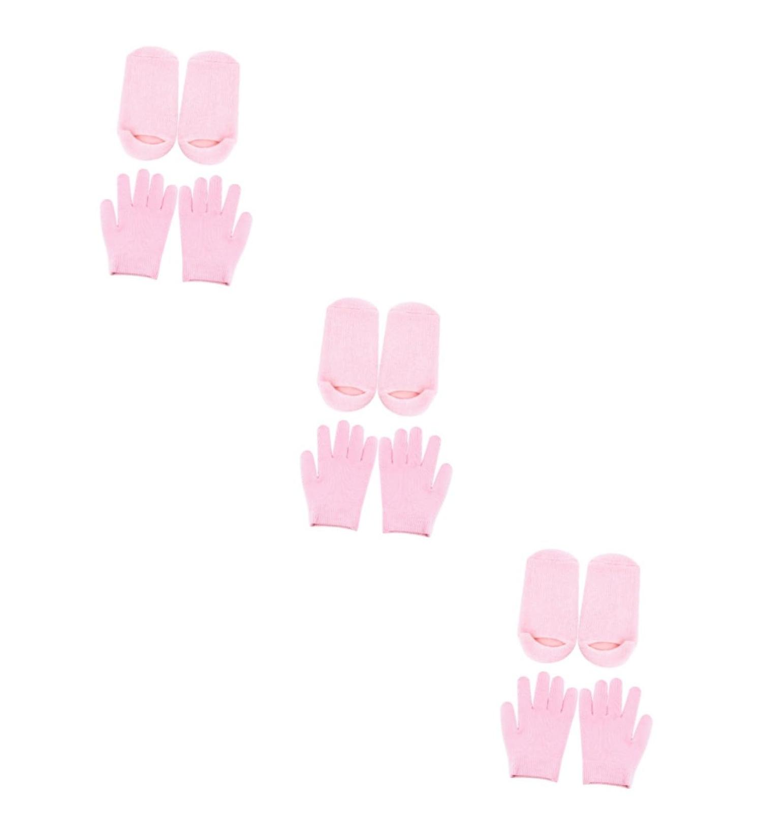 Beaupretty 6 Pairs Women s Socks Hand Moisturizing Gloves Overnight Wicking Sock Socks for Women Gloves for Moisturizing Dry Hands Moisture Gloves Overnight Gel Socks Foot Lotion Spa Women's - Buy Online on GoSupps.com