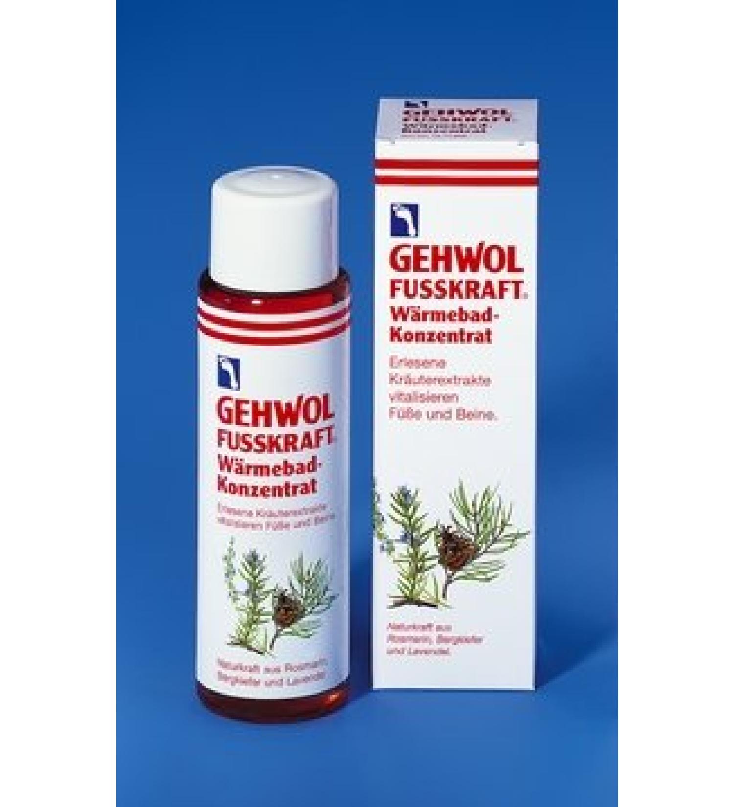 GEHWOL Foot Power Heat Bath Concentrate 150 ml - provides spontaneous and lasting pleasant foot warmth