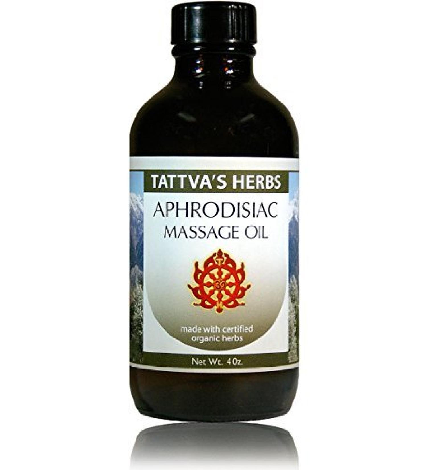 Aphrodisiac Massage Oil for Couples | Tattva's Herbs - Enhance Intimacy & Relaxation with Agarwood Ashwagandha & Cinnamon - Buy Online on GoSupps.com