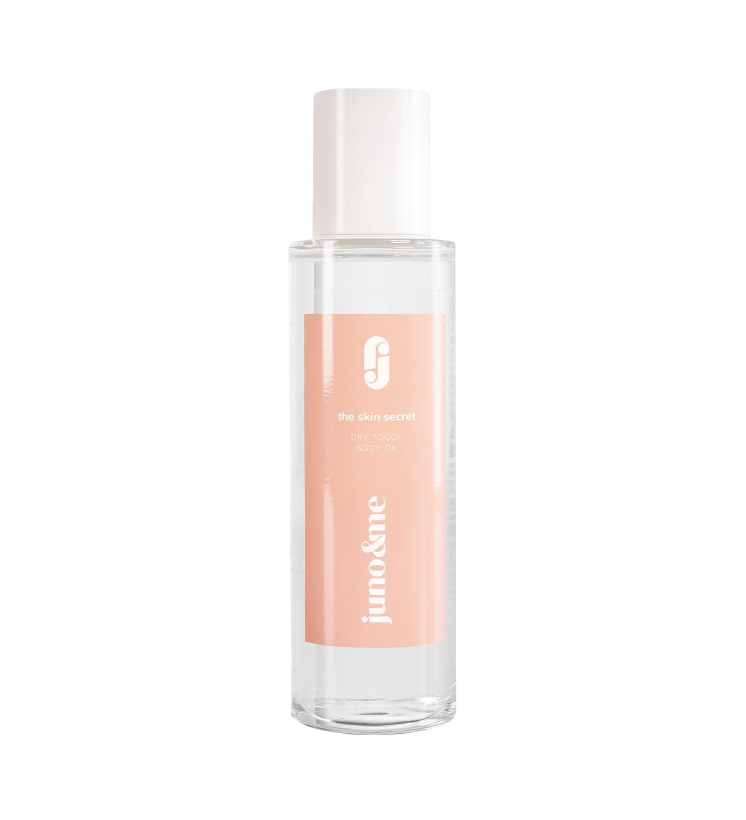 juno & me Dry Touch Body Oil: Body Oil with Dry Touch Feeling for Smooth & Delicate Skin (100 ml) | Nourishes with Passion Fruit Oil & Apricot Kernel Oil | Without Fat Film | Care Oil & Dry Oil for - Buy Online on GoSupps.com