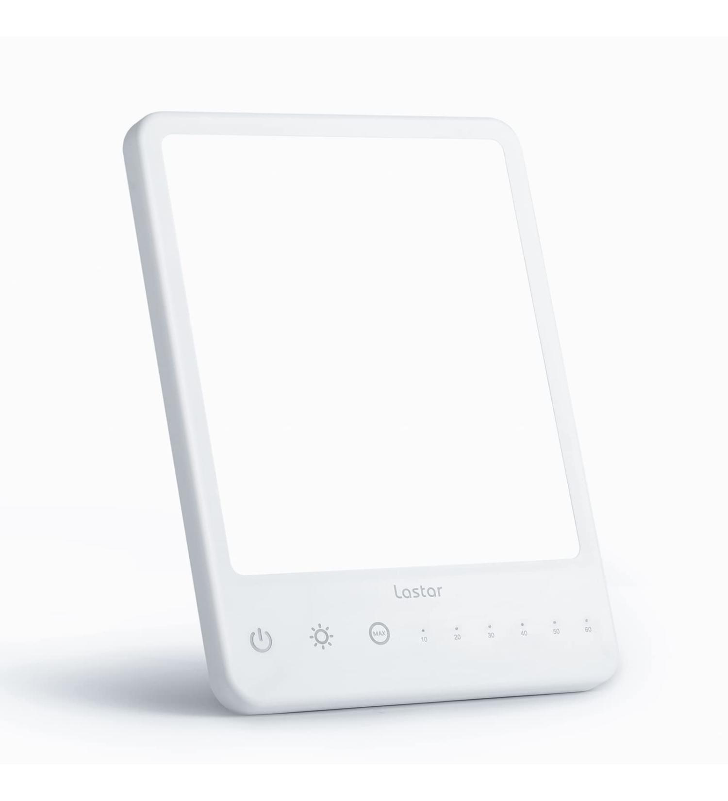 LASTAR UV-Free Light Therapy Lamp - 10000 Lux Sun Lamp with Timer & Brightness Control - Buy Online on GoSupps.com