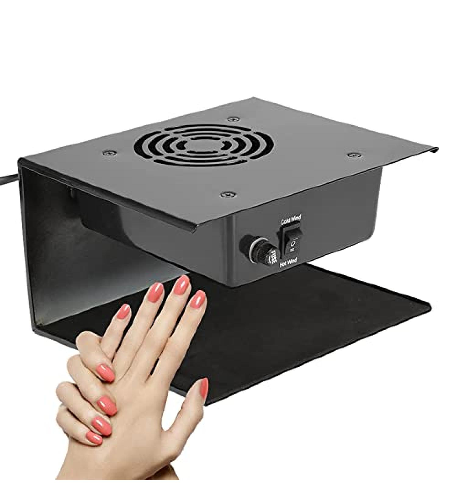 300W Nail Dryer - Quick Drying Cold & Warm Air for Hands & Feet | Best Nail Polish Dryer - Buy Online on GoSupps.com