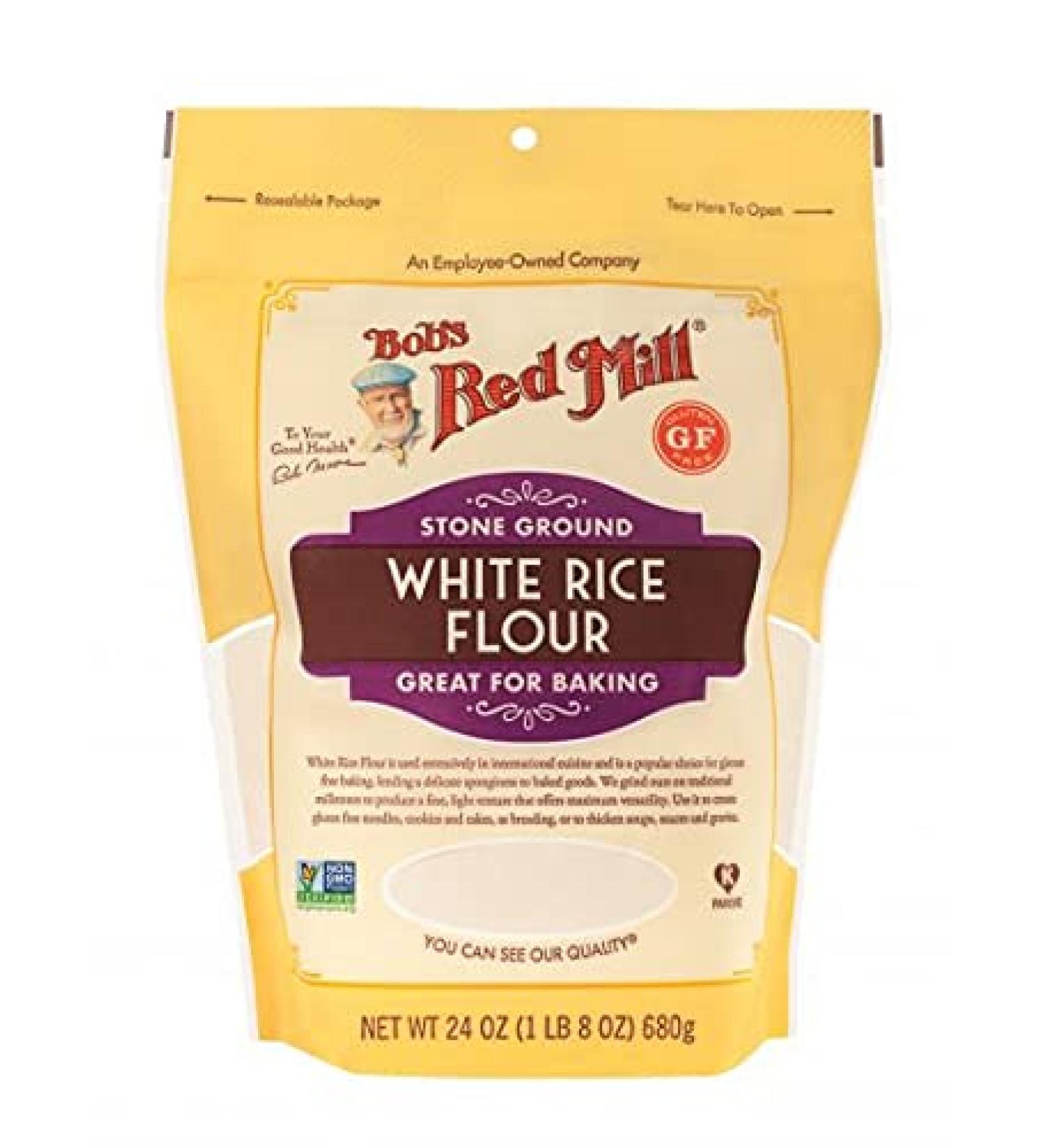 Bob's Red Mill Stone Ground White Rice Flour 680 Grams - Buy Online on GoSupps.com