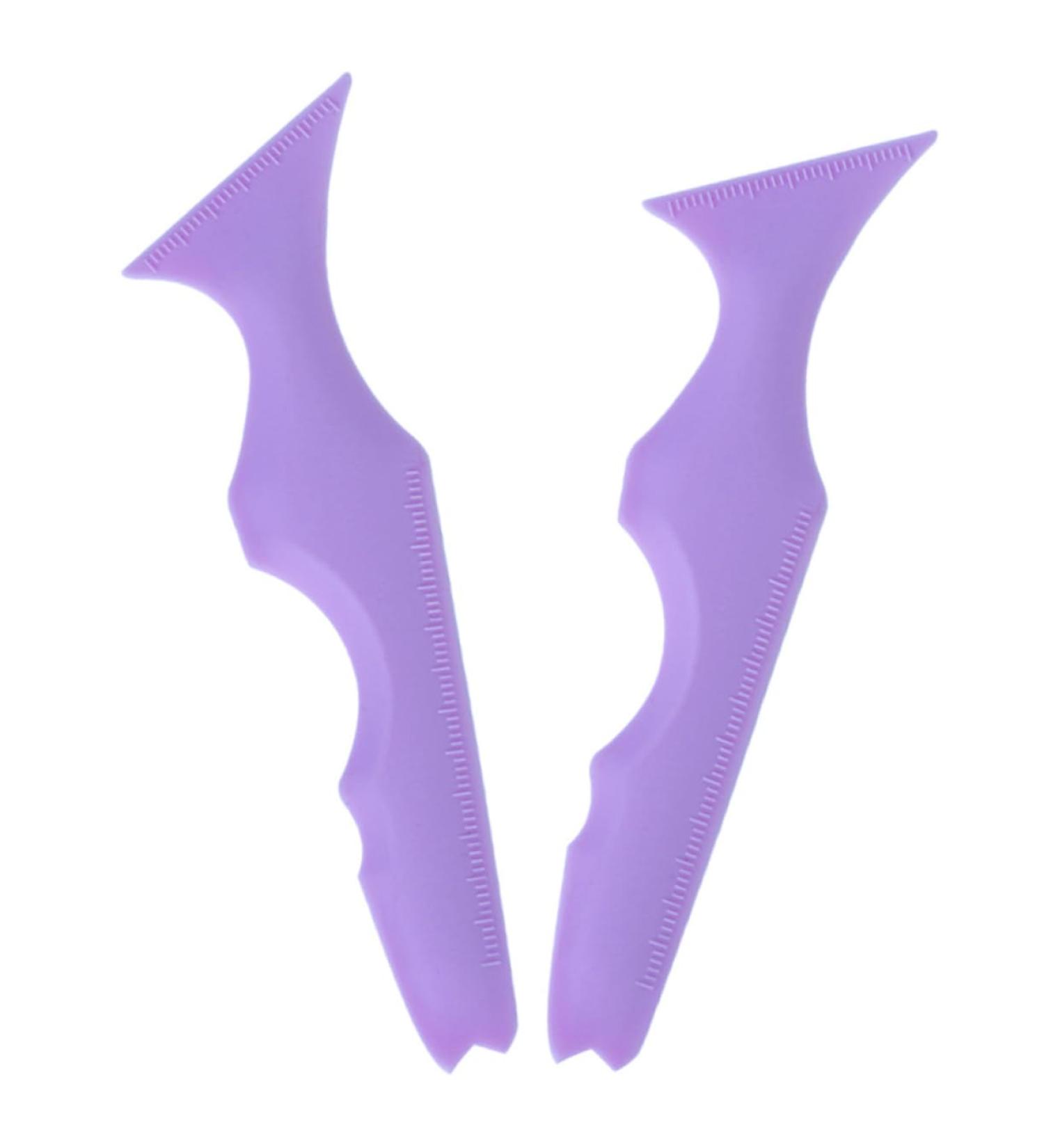 DOITOOL 2pcs Women Wings Beauty Eyelash Ruler Silicone Pencil Cosmetics Makeup Mascara Wearing With - Buy Online on GoSupps.com