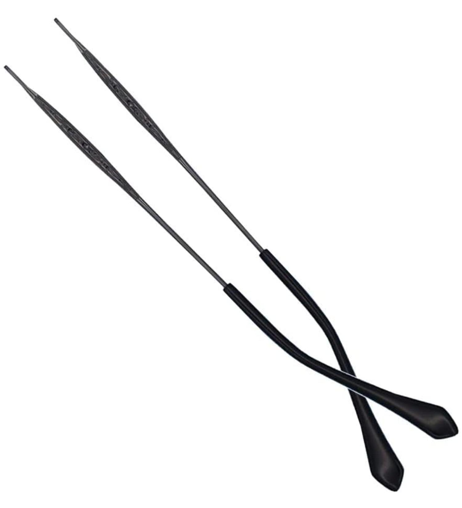 VekkEr Eyeglass Temple Replacement1 Pair Classic Metal Frame Eyeglass Temple Replacement Temples Grey