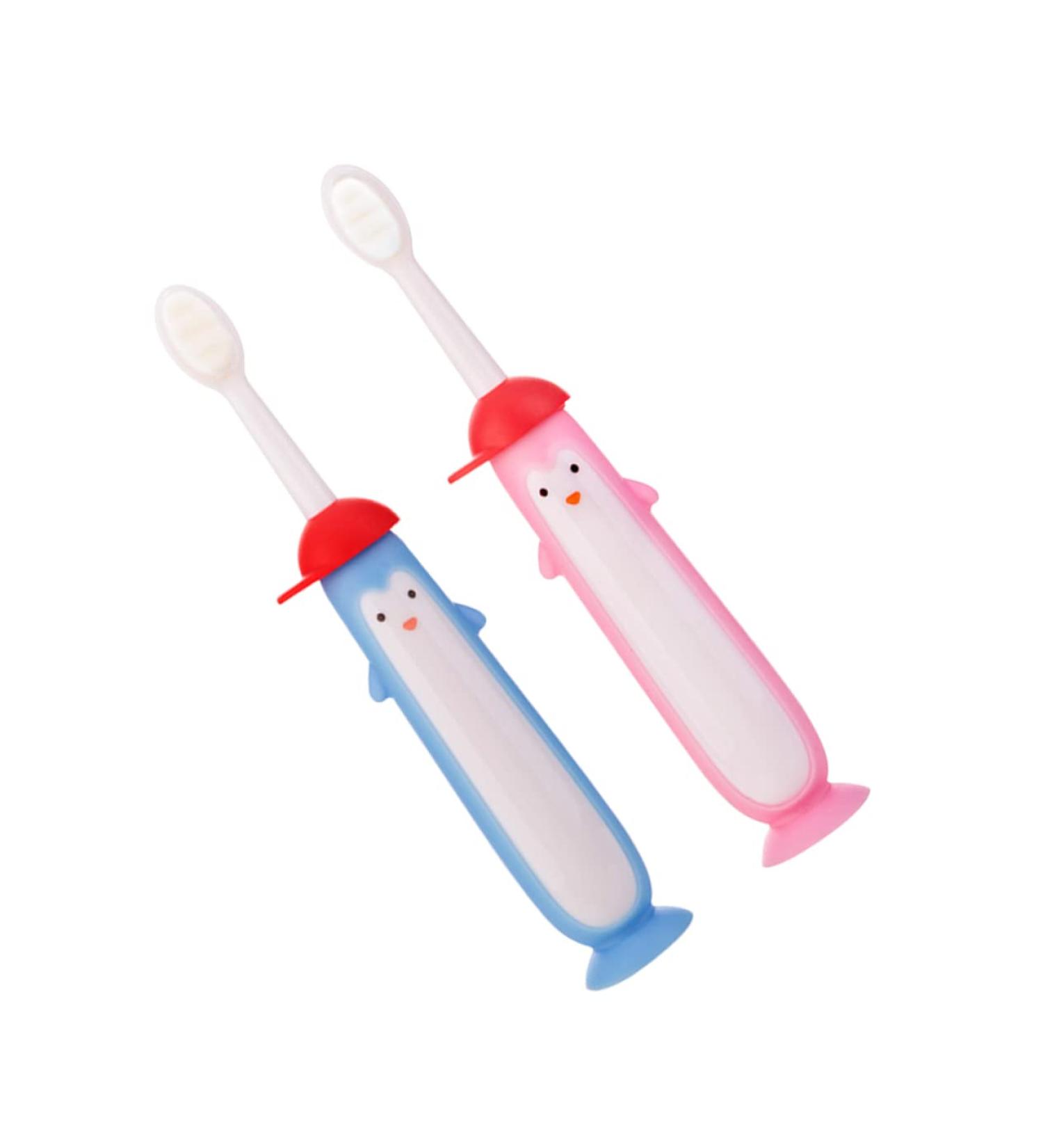 Buy Healvian Toothbrush Massage Bite Toy for Babies | Suction Cup Training Brush for Toddlers - Safe Mouth Cleaning Solution - Buy Online on GoSupps.com