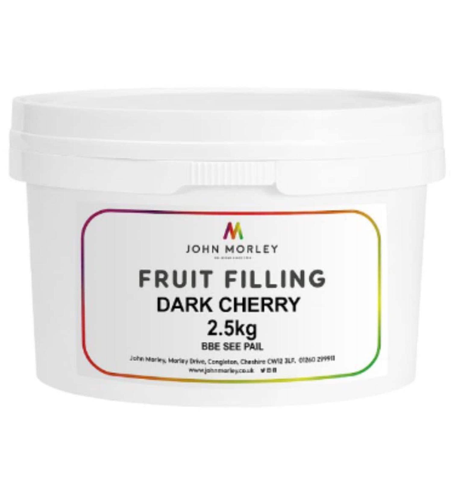 John Morley Dark Cherry 2500g x 1 Dark Cherry Filling
