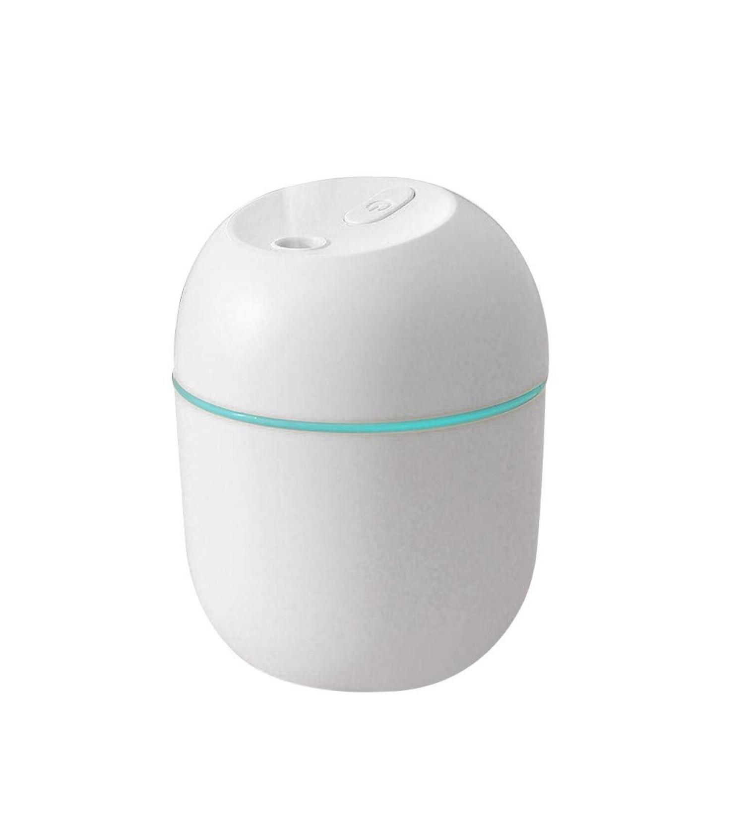 Portable Mini Humidifier with Night Light - USB Air Humidifier for Bedroom & Car - Essential Oil Diffuser & Aroma Anion Mist Maker - 3-Color Options - Buy Online on GoSupps.com