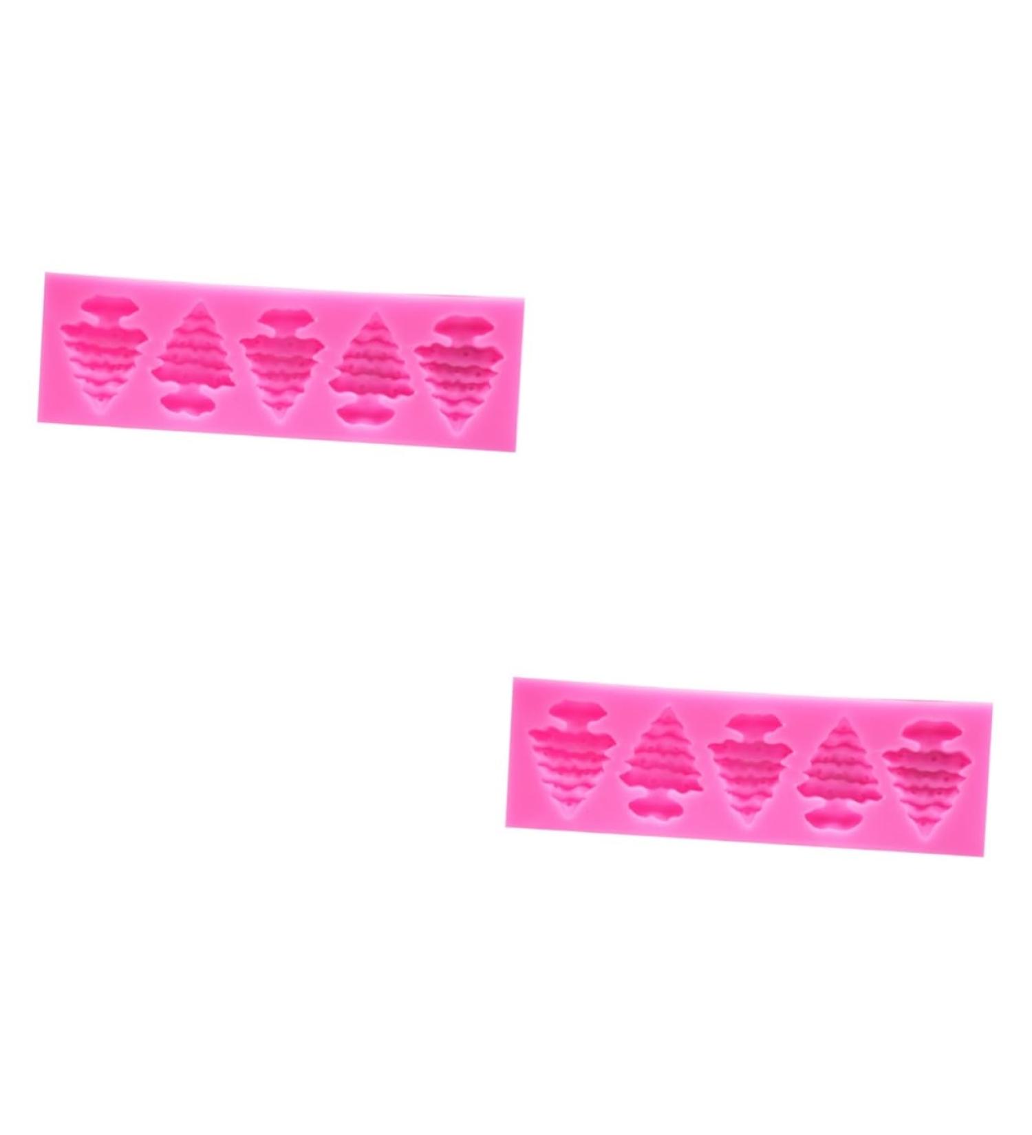 Cabilock 2pcs Silicone Molds Christmas Resin Mold Christmas Cake Silicone Cake Mold Christmas Tree Set - Buy Online on GoSupps.com