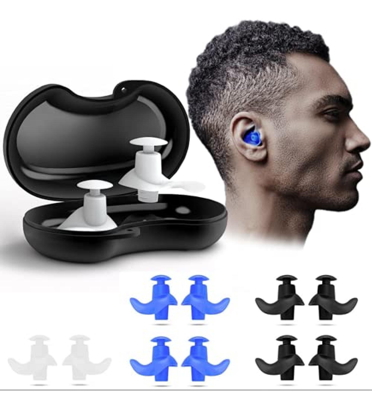 Naohiro Swimming Earplugs  5-Pairs Pack Waterproof Reusable Silicone Swimming Ear Plugs for Swimming Showering Bathing Surfing Snorkeling and Other Water Sports Suitable for Kids and Adults (Adult) - Buy Online on GoSupps.com