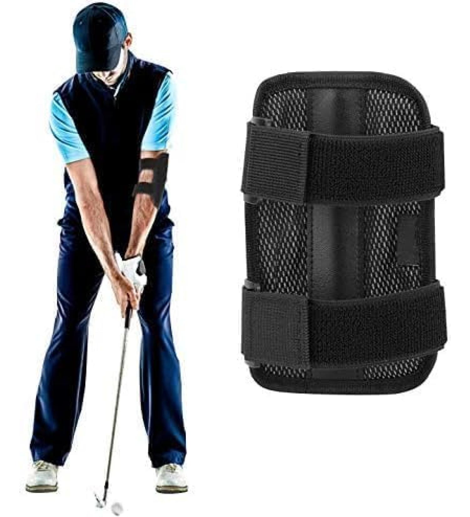 Golf Swing Training Aid - Straight Arm Elbow Brace for Perfect Posture | Ideal for Beginners - Men & Women - Buy Online on GoSupps.com