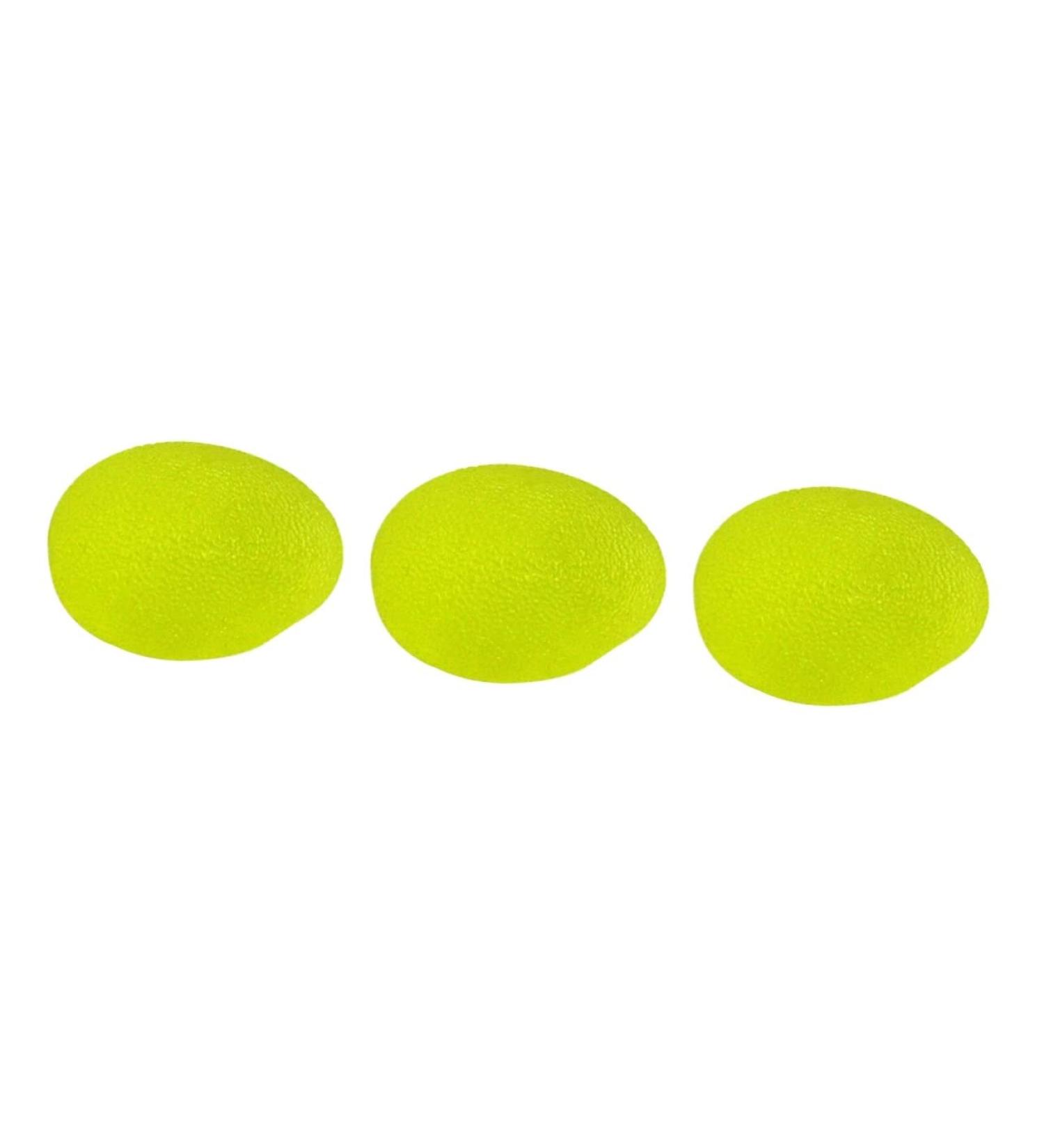 GLEAVI Finger Grip Ball - 3pcs Stress Relief & Finger Exercise Grip Balls for Hand Strengthening - Egg-Shaped Training Tools - Buy Online on GoSupps.com
