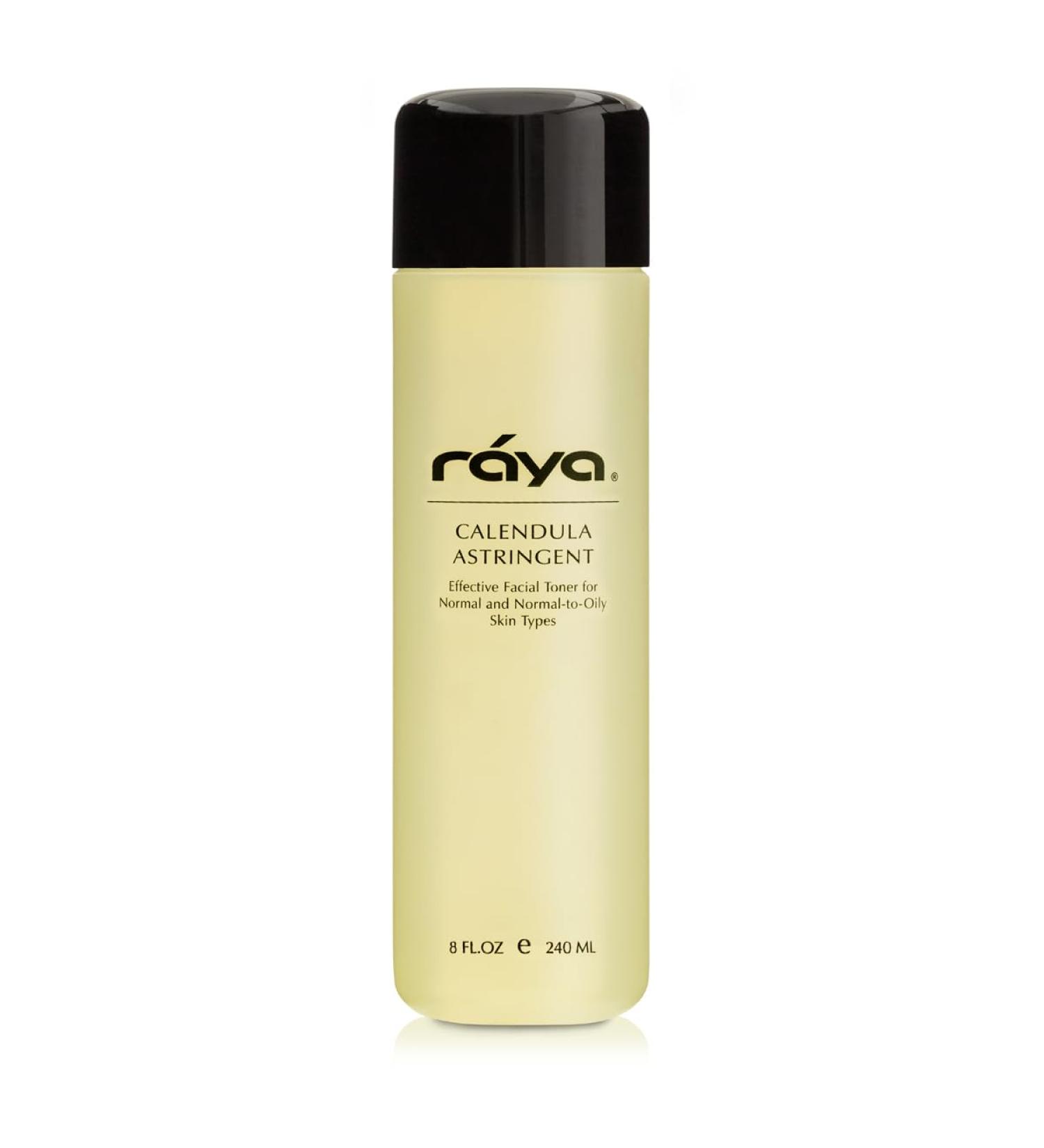 RAYA Calendula Astringent with AHA - 6 oz Glycolic Facial Toner for Combination & Oily Skin | Normalize pH & Fight Break-Outs | Alpha Hydroxy Acids - Buy Online on GoSupps.com