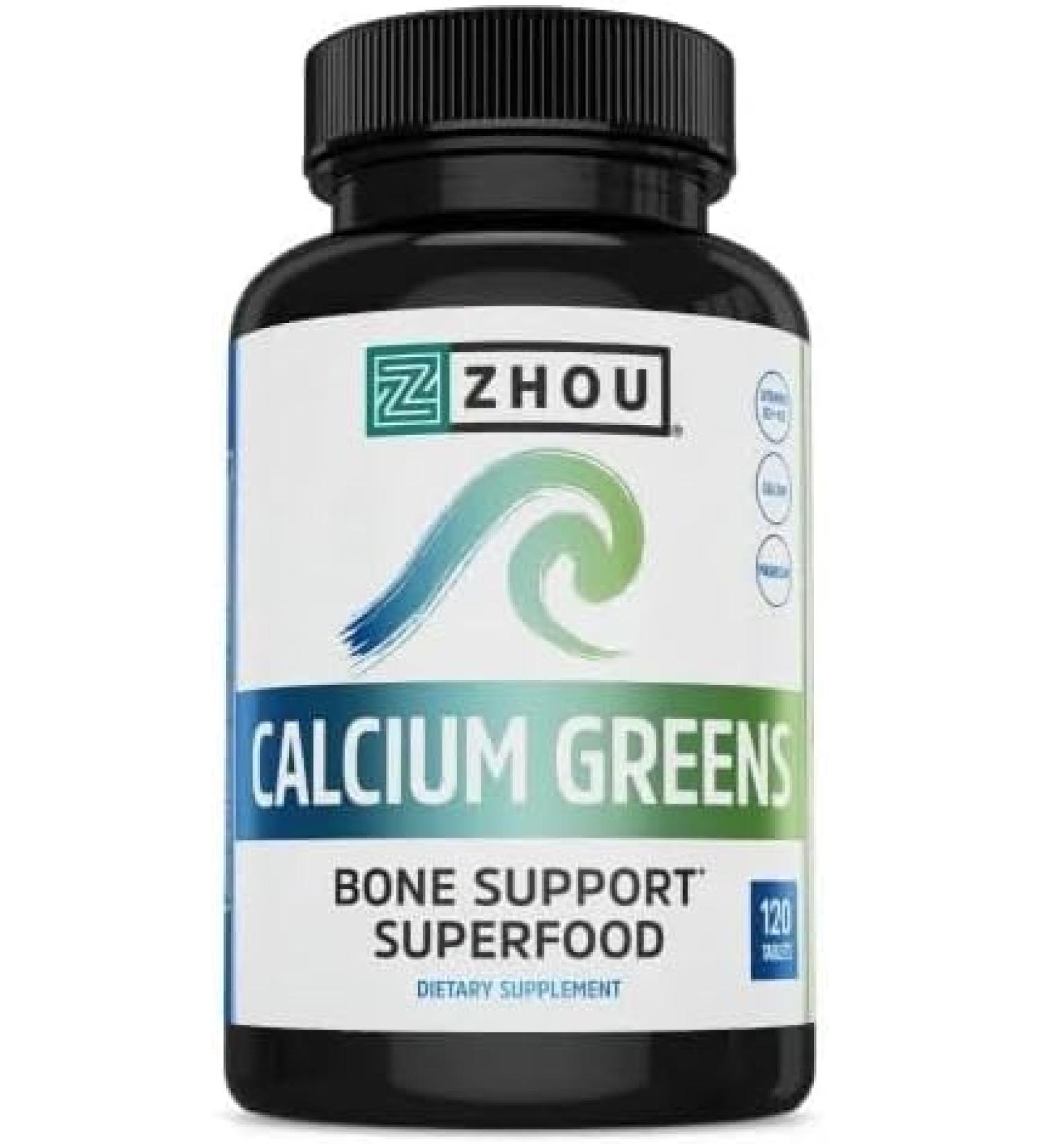 SPEC Calcium Greens Bone Support Superfood Supplement 1300mg - 120 Tablets | Algae Calcium, Magnesium, Vitamin D3 & K2 - Buy Online on GoSupps.com