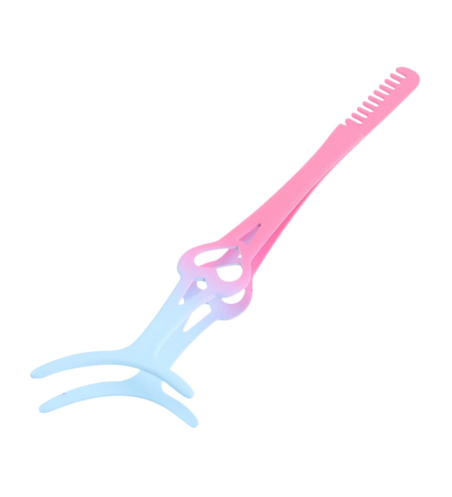 POPETPOP Lash Clamp Tweezers Accessories Eyelash applicator Eyelash Metal Curler Gradient Eyebrow Tweezers Professional Auxiliary Clip Big Mouth Major Blue Pink Tweezers Eyelash Tool - Buy Online on GoSupps.com