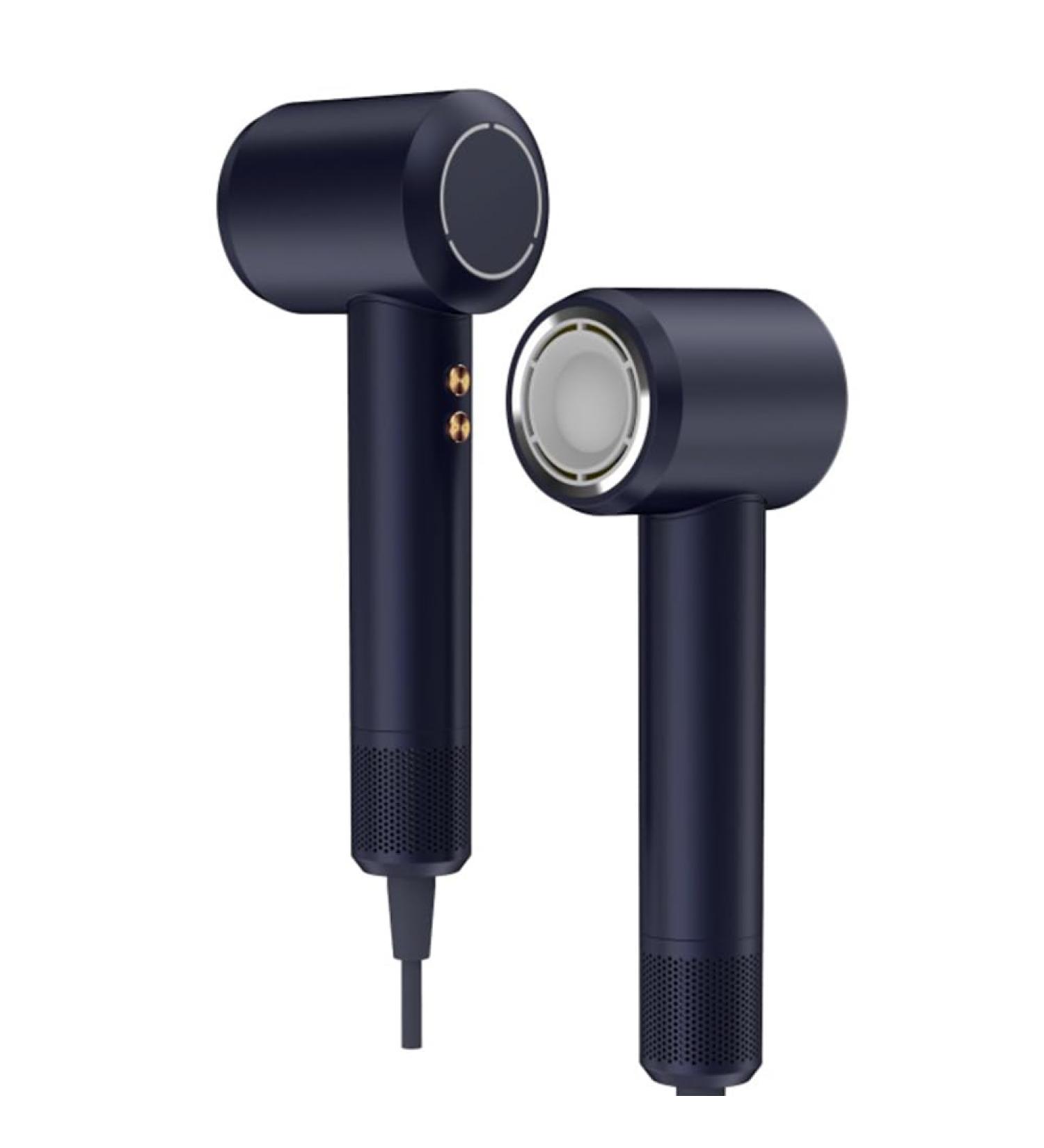 EEYZD Hair Dryer Adjustable Temperature with Diffuser Hair Dryer Wall-Mounted High-Power Magnetic Suction Ion Hair Dryer Black - Buy Online on GoSupps.com