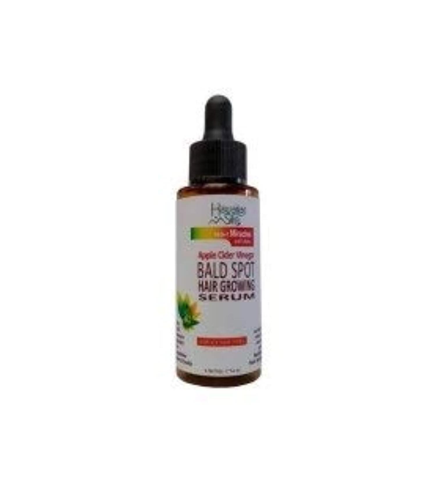 Hawaiian Silky Apple Cider Vinegar Bald Spot Recovery Serum - Hair Growth Solution with Black Castor Oil for All Hair Types - 1.76 fl oz - Safe for Color Treated Hair - Buy Online on GoSupps.com