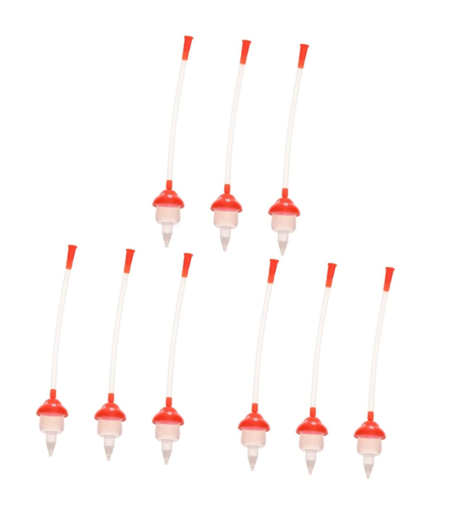Healvian 9 Pcs Nasal Aspirator Set for Infant | Disposable Nose Suction Syringe | Baby Nose Inhaler Remover | Practical Baby Nasal Aspirator - Pack of 3 - Buy Online on GoSupps.com