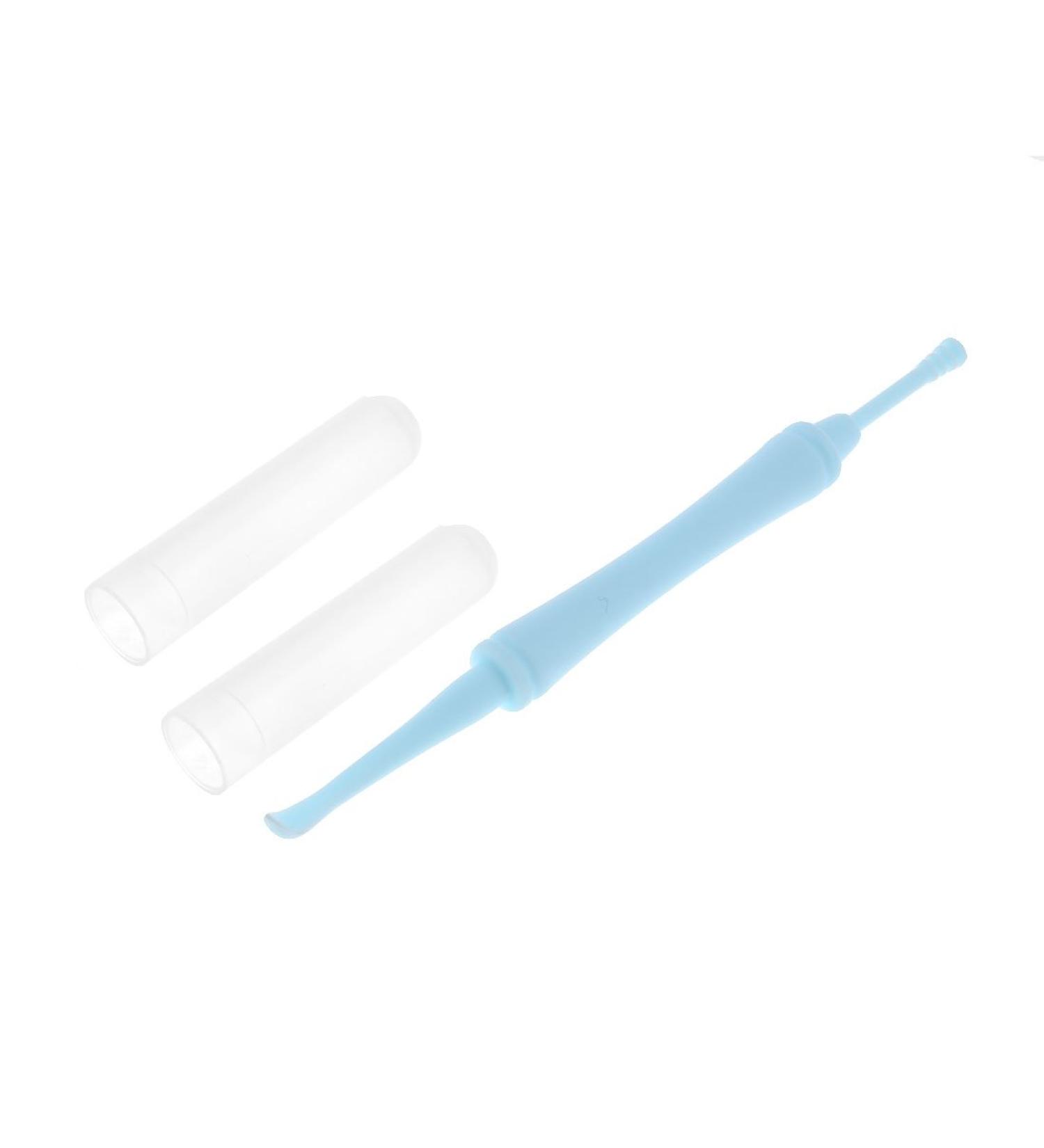 Qtqgoitem Make up Two Way Babyblue Handle Earpick Curette Remover (Model: 6f3 012 5af fdf FFF)