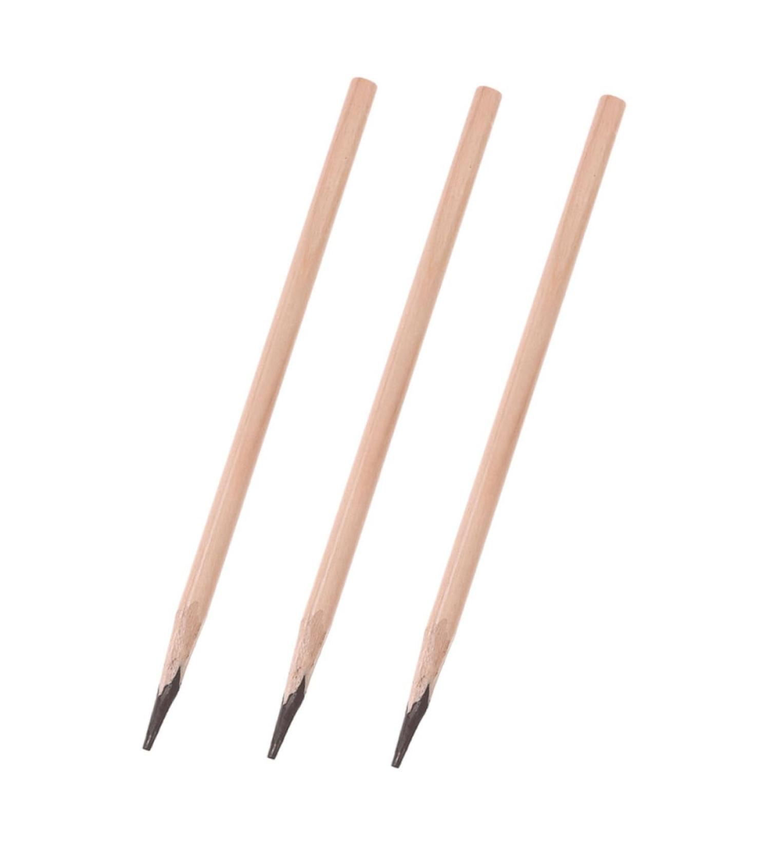 Outanaya 3pcs Coffee Wooden Pencil Wooden Makeup Brow Pencil Eyebrow Pencil Eyebrow Marker Pen - Buy Online on GoSupps.com