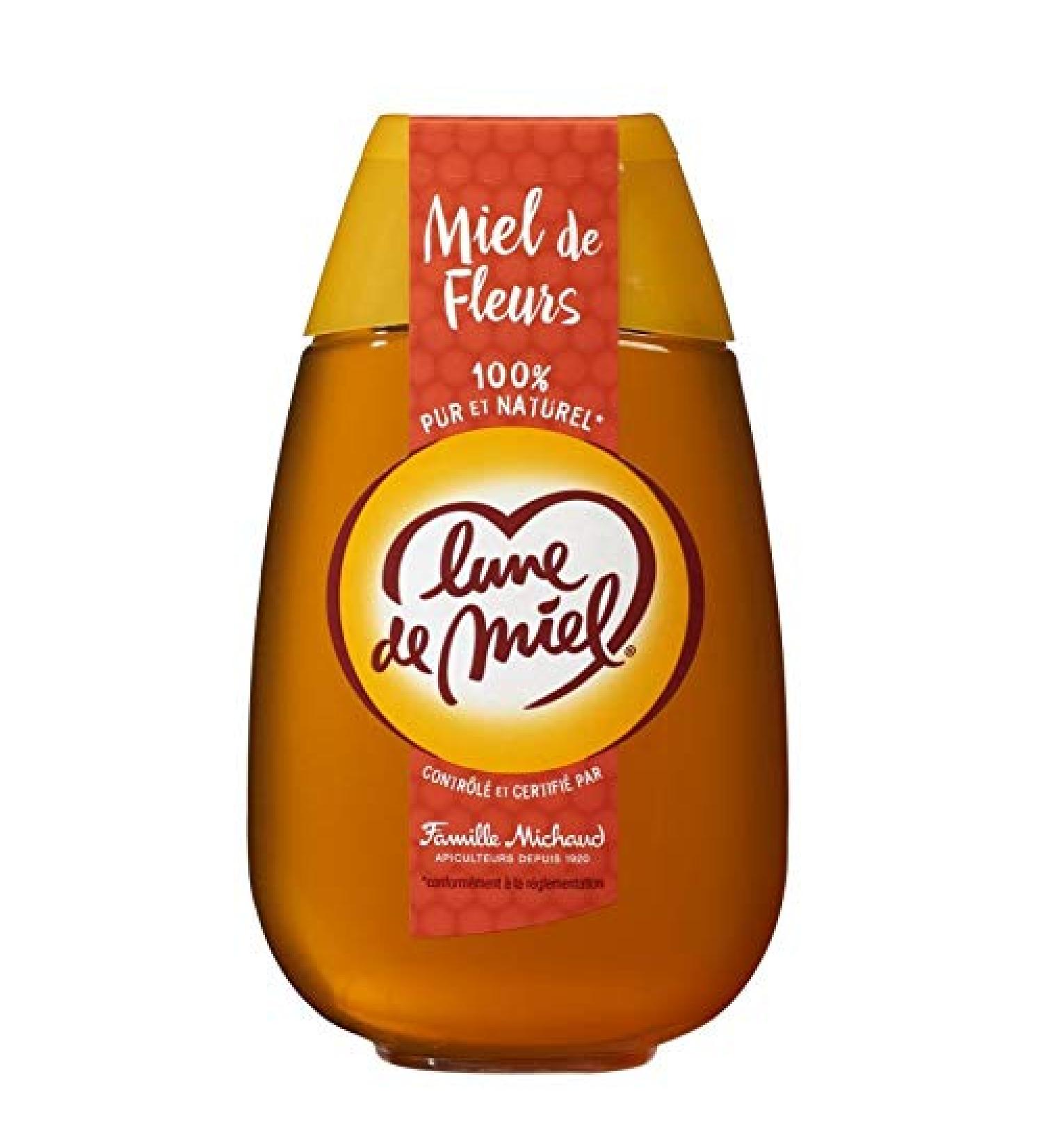 LUNE DE MIEL - Miel De Fleurs Souple 500G - Trois Articles