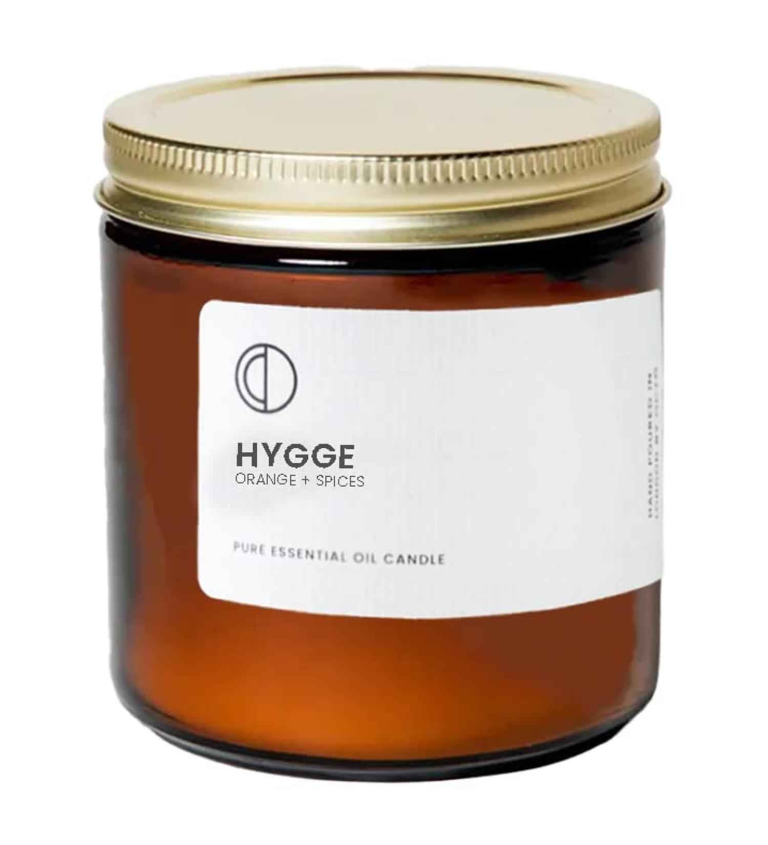 Oct Hygge Orange Nutmeg & Cinnamon Fragrance Candle | 400ml Soy Wax & Essential Oils - International Shipping - Buy Online on GoSupps.com