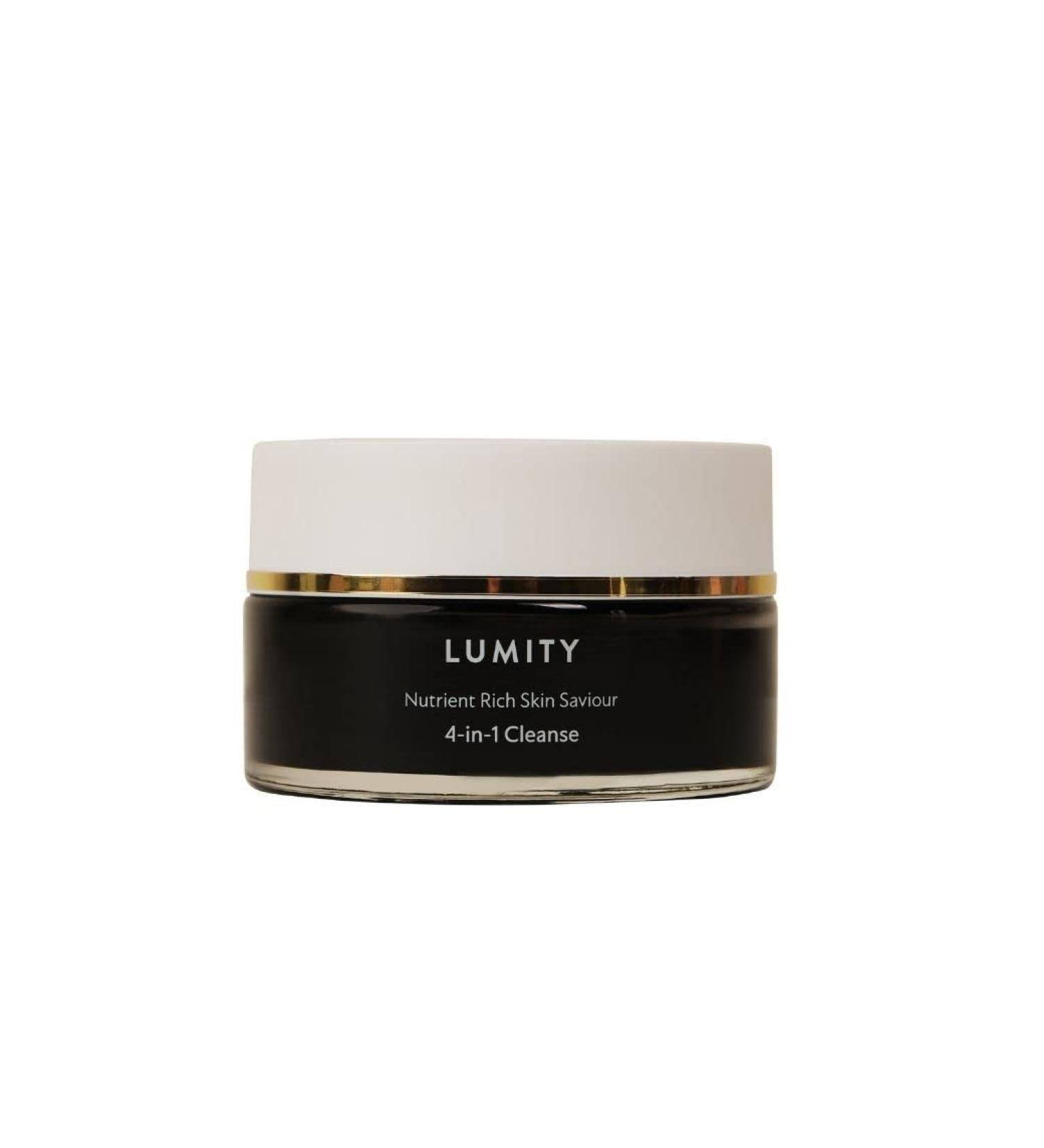 Shop Lumity 4-in-1 Cleanse - Nutrient-Rich Skin Saviour | Revitalizes Nourishes & Purifies with Charcoal Bamboo & Green Tea Extract | International Shipping Available - Buy Online on GoSupps.com