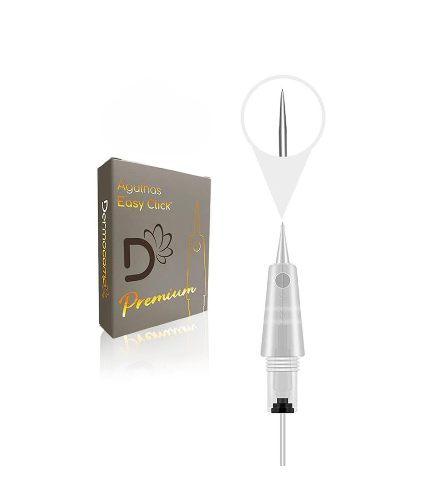 NEEDLE ROUND LINE EASY CLICK PREMIUM 1RL 0.30MM - BOX WITH 10 Clear