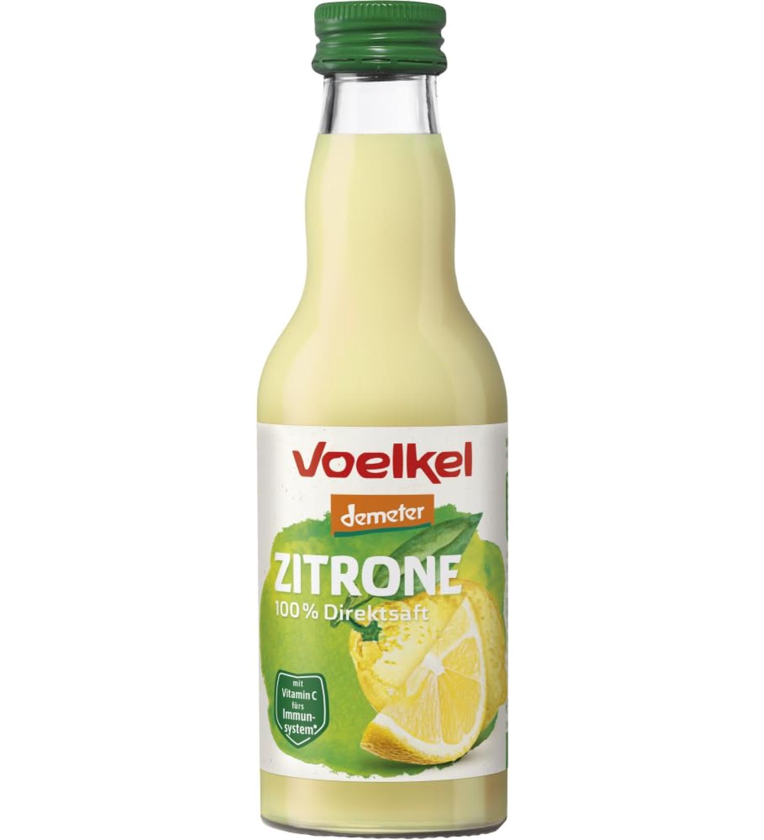 Voelkel Jus de citron bio 100% jus direct (6 x 200 ml)