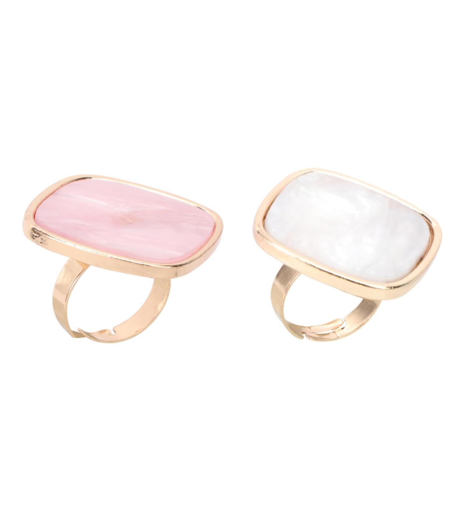 Lot de 2 Palettes de Nail Art Effet Coquillage Plaques Annulaire Marbre Blanc et Rose pour M lange Couleurs Manucure Diy Accessoire Professionnel et Personnel - Buy Online on GoSupps.com
