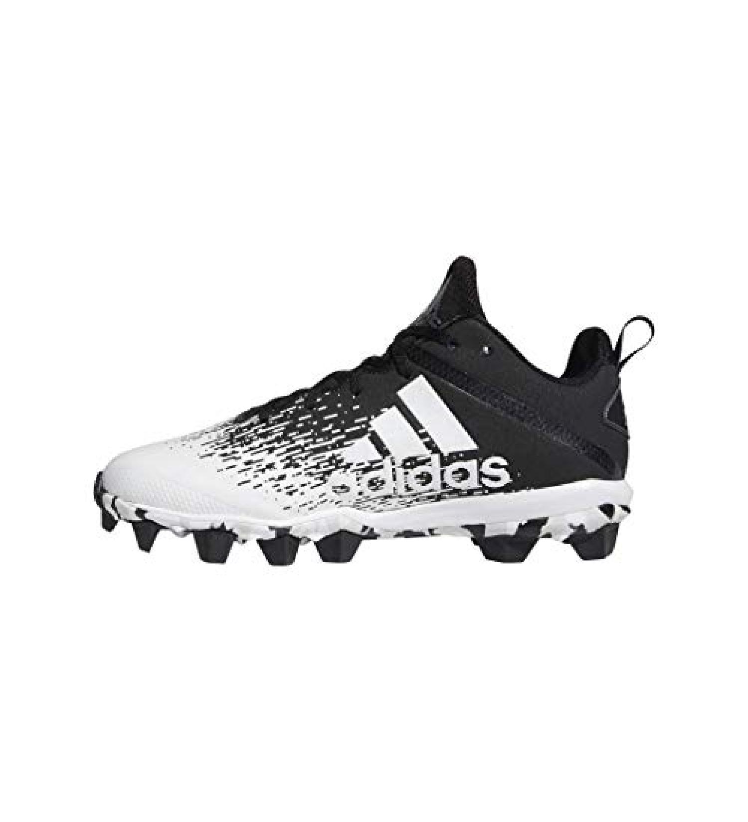 adidas Men's Adizero Spark Mid Football Shoe 12 - Black/White - Buy Online on GoSupps.com