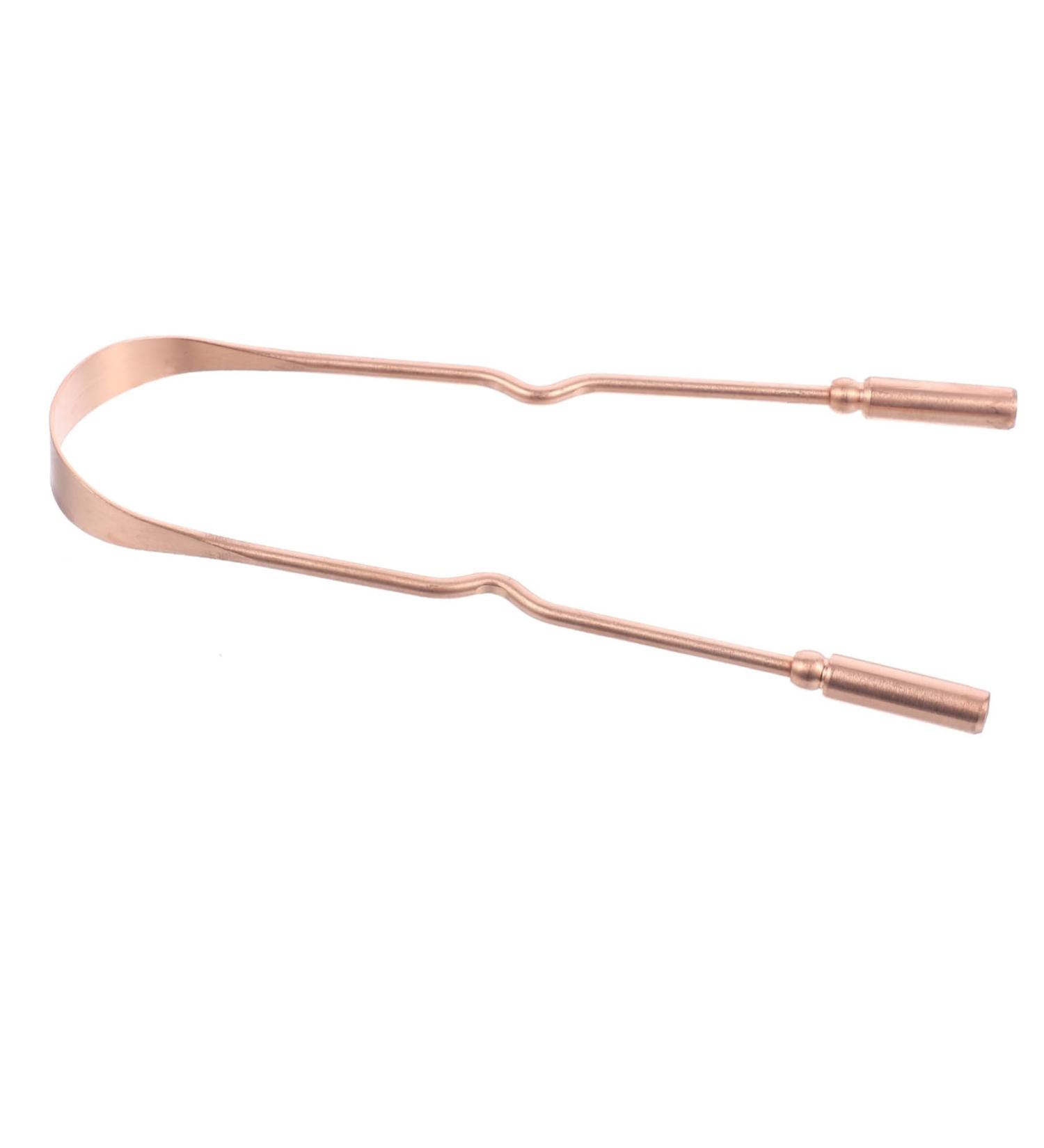 Pure Copper Oral Scraper - Effective Mouth Cleaning Tool for Healthy Oral Hygiene - International Shipping - Buy Online on GoSupps.com