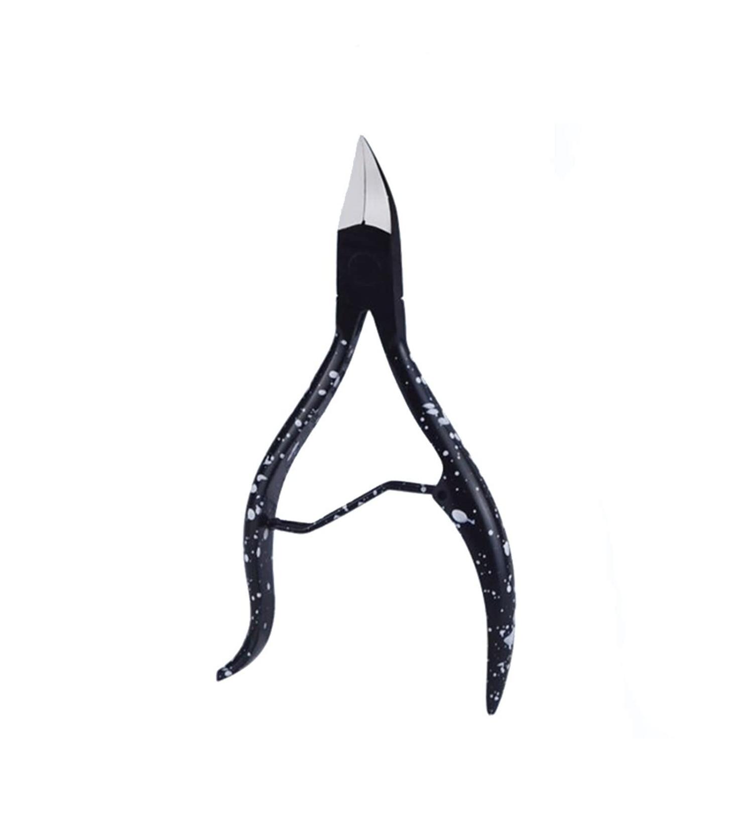 OUSIKA Nail Clippers Black Toenail Ingrown Nail Art Cuticle Nipper Clipper Edge Cutter Manicure Scissor Plier Tool Pedicure Dead Skin Remover Nails Schwarz - Buy Online on GoSupps.com
