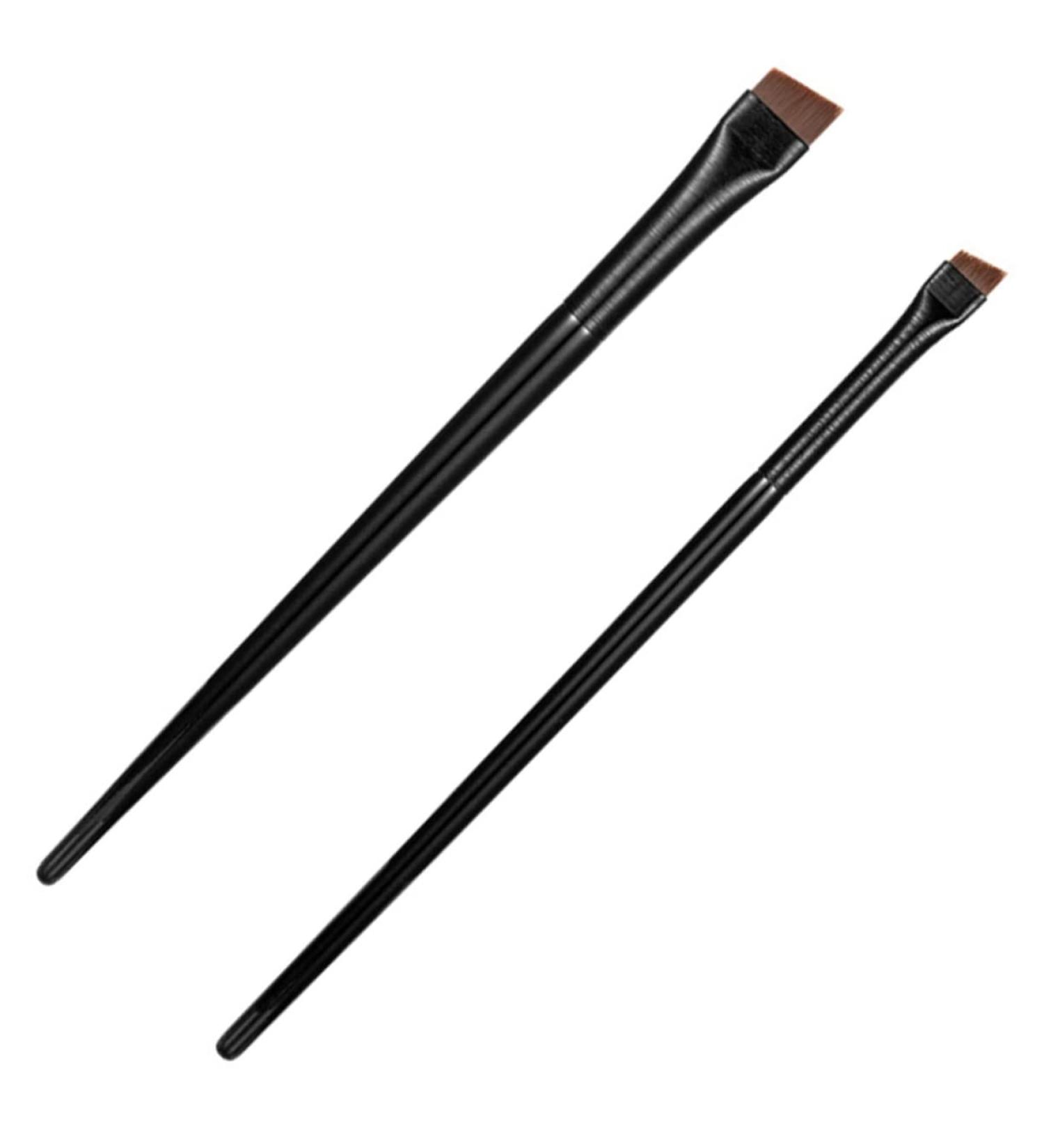 Baluue 3 Sets Eyeliner Brush Makeup Brush Ear Multi Function Eyebrow Brush Black Wood - Buy Online on GoSupps.com