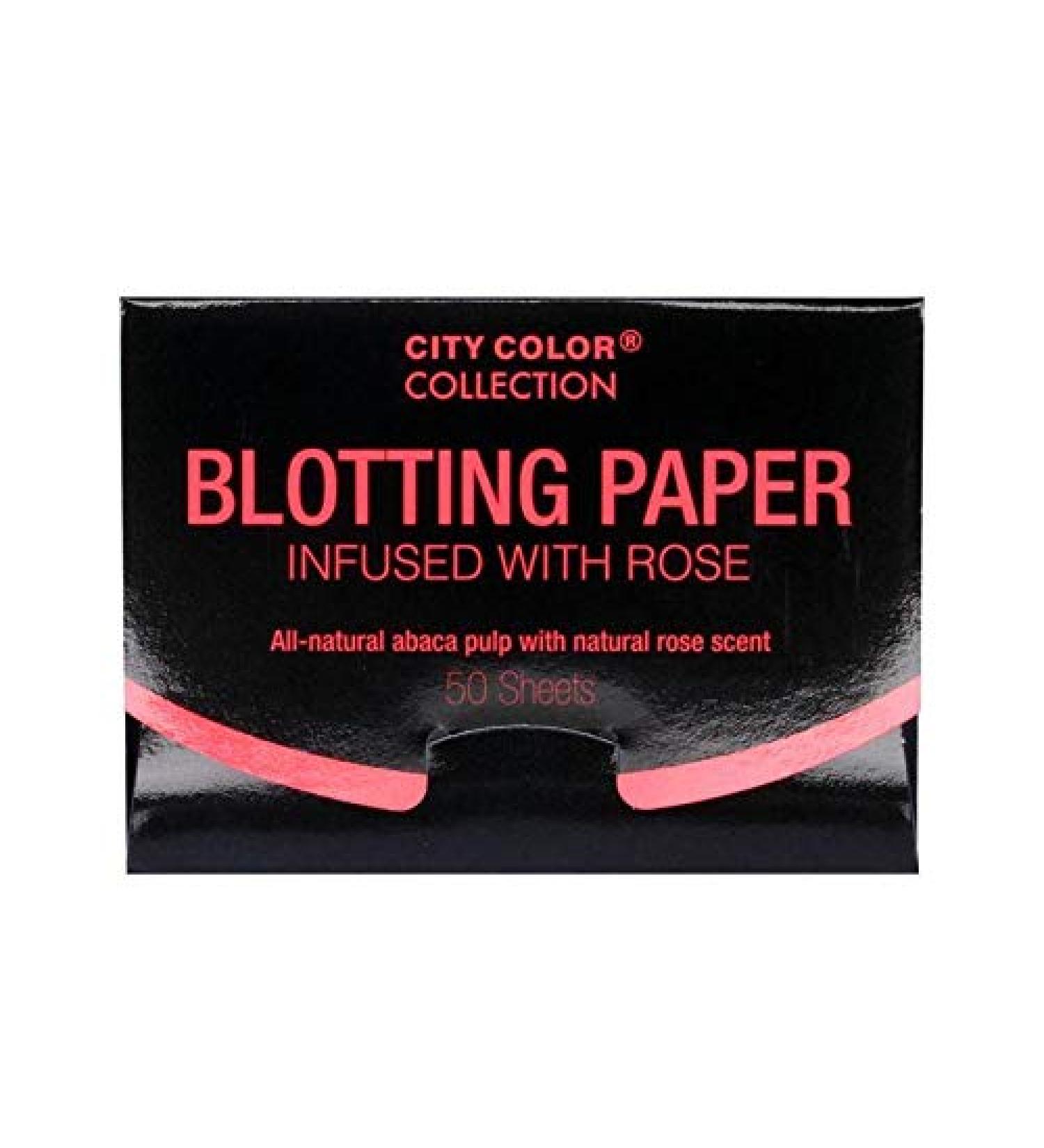 Blotting Paper Infused With Rose