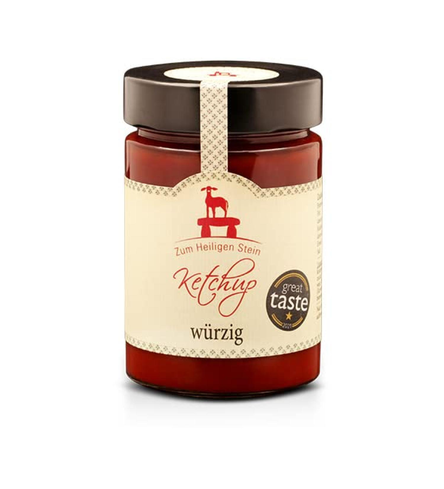 Buy Zum Heiligen Stein Spicy Ketchup - Pack of 3 (3x400g) | International Shipping Available - Buy Online on GoSupps.com