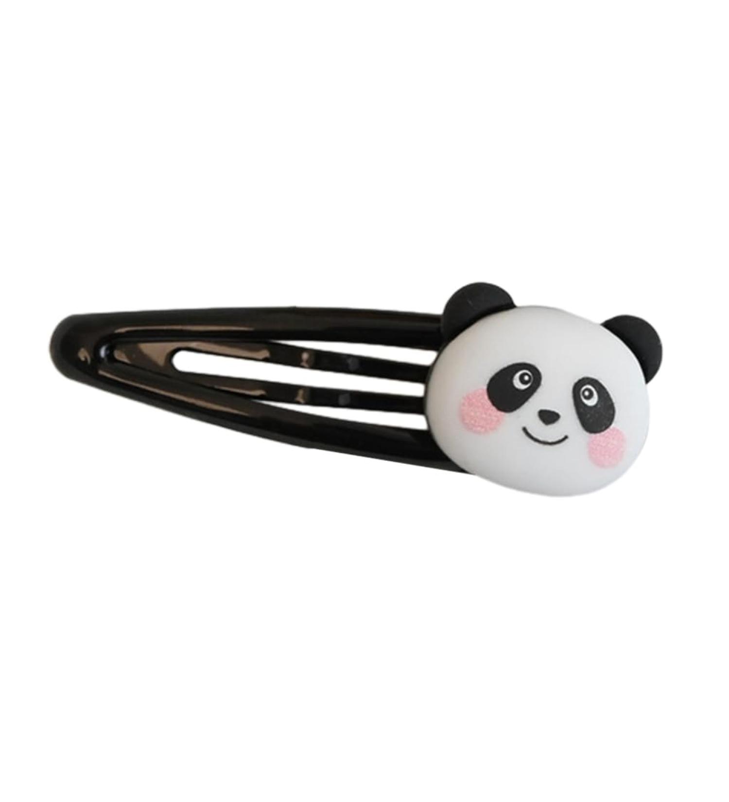 xbiez Cute Pins Headdress Mini Hairpin Cartoon Panda for Girls Mini Panda Hairpin Cute Flat Clips Funny Hairpin 1 - Buy Online on GoSupps.com