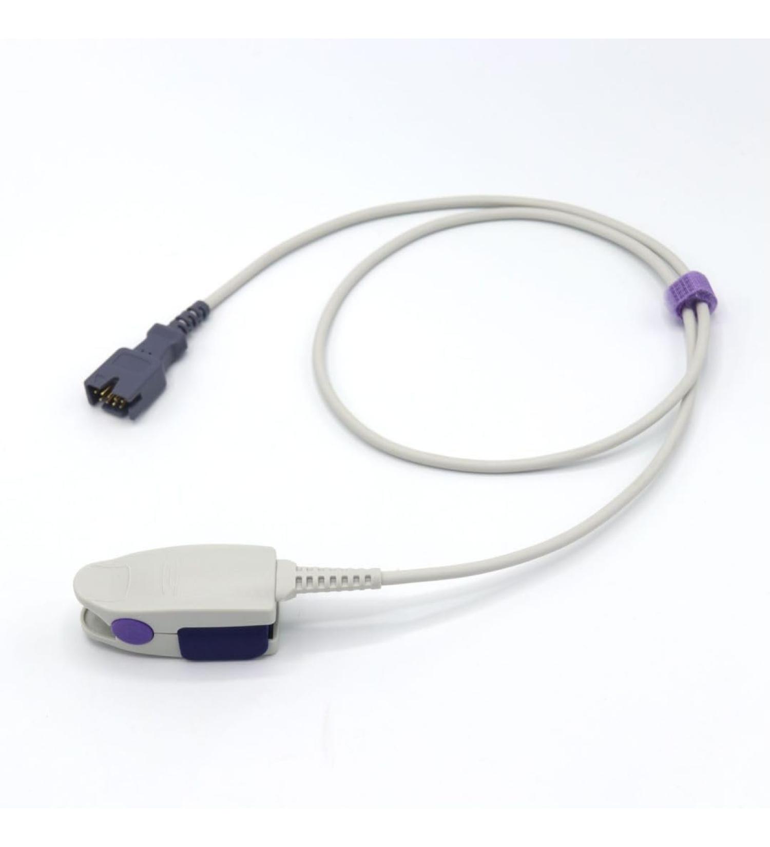 Sino-k Masio Reusable SpO2 Sensor 1863 LNCS DCI Adult Finger Clip - 1m 9-pin Connector FDA/CE Approved - International Shipping Available - Buy Online on GoSupps.com