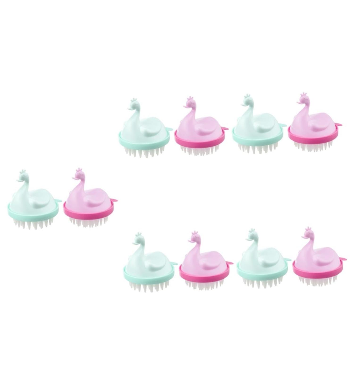 Gleavi 10 STK Massage Shampoo Brush Set - Scalp Washer & Hair Scalp Massager for Healthy Hair & Relaxation - Buy Online on GoSupps.com