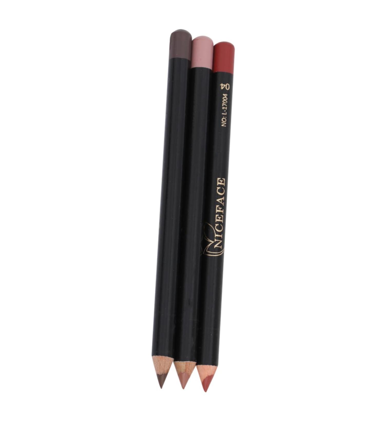 Buy Hemoton Waterproof Lip Liner Pencil - 3pcs Fine Lip Liner for Plumping & Precision | International Shipping Available - Buy Online on GoSupps.com