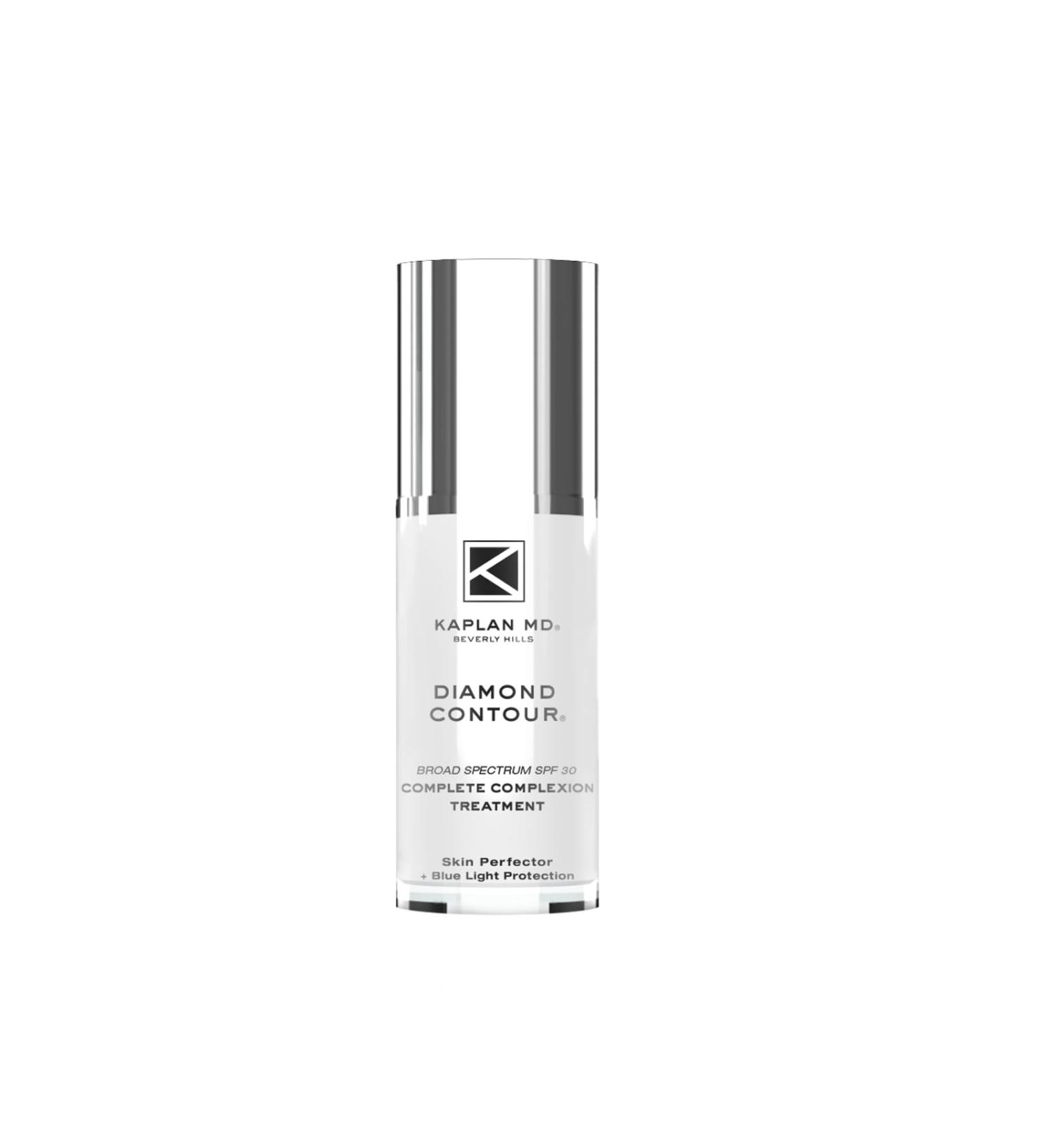 Kaplan MD Diamond Contour Broad Spectrum SPF 30 - Complete Complexion Treatment Hydrating Sheer Coverage UVA/UVB & Blue Light Protection Fragrance-Free Light Tinted Sunscreen for Face - Buy Online on GoSupps.com