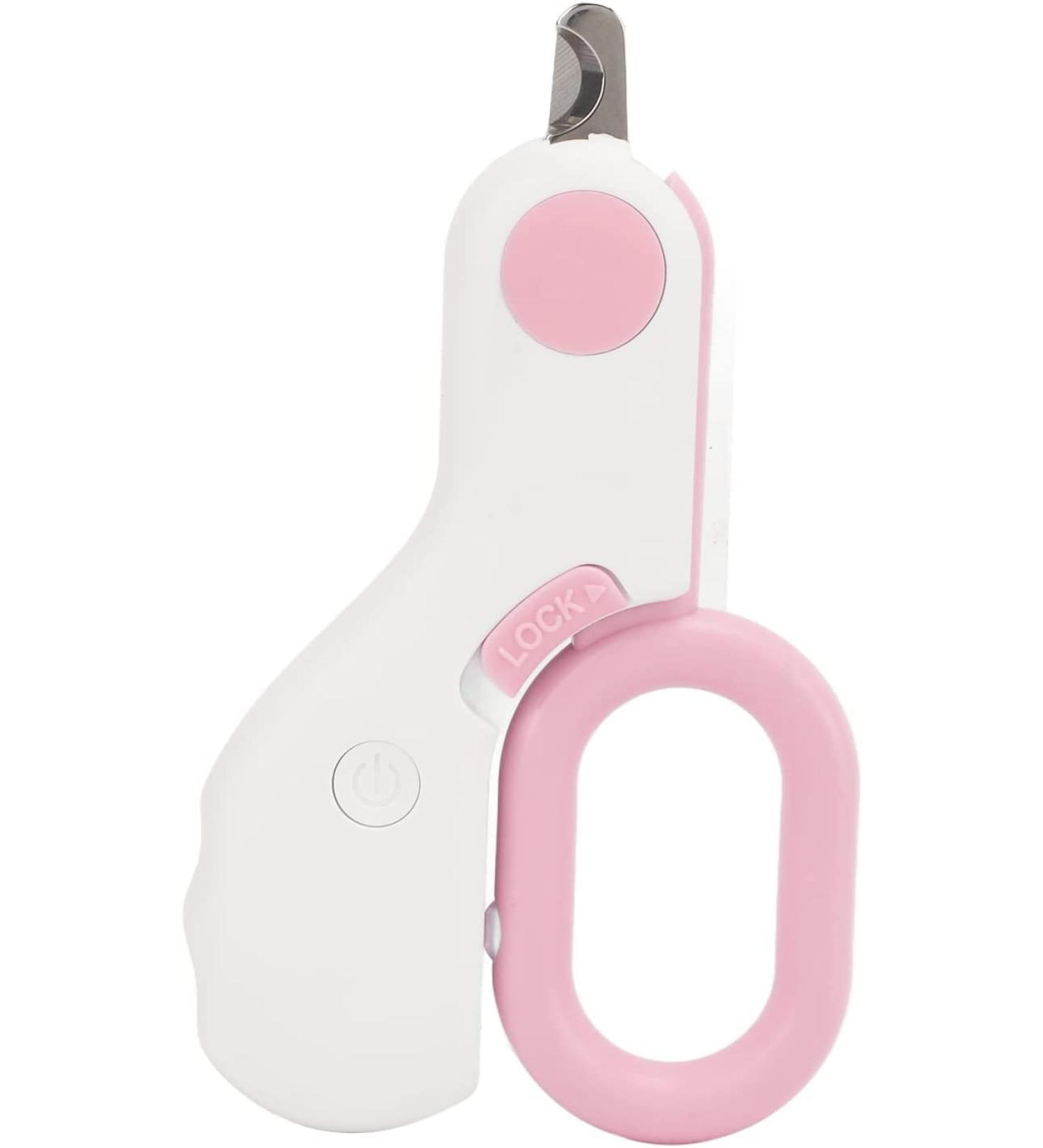 NW Dog Nail Trimmers for Small Animals Cat Nail Clippers with LED Light Best Cat Claw Care Kit for Home Grooming -Professional Grooming Tool for Tiny Dog Cat Rabbit Bird Puppy Kitten (pink) - Buy Online on GoSupps.com