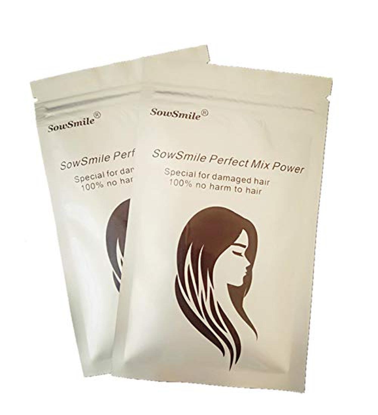 SowSmile 100% Keratin Collagen Silk Hair Serum Powder - Natural Moisturizing & Repair Treatment for Scalp Care International Shipping Available - Buy Online on GoSupps.com