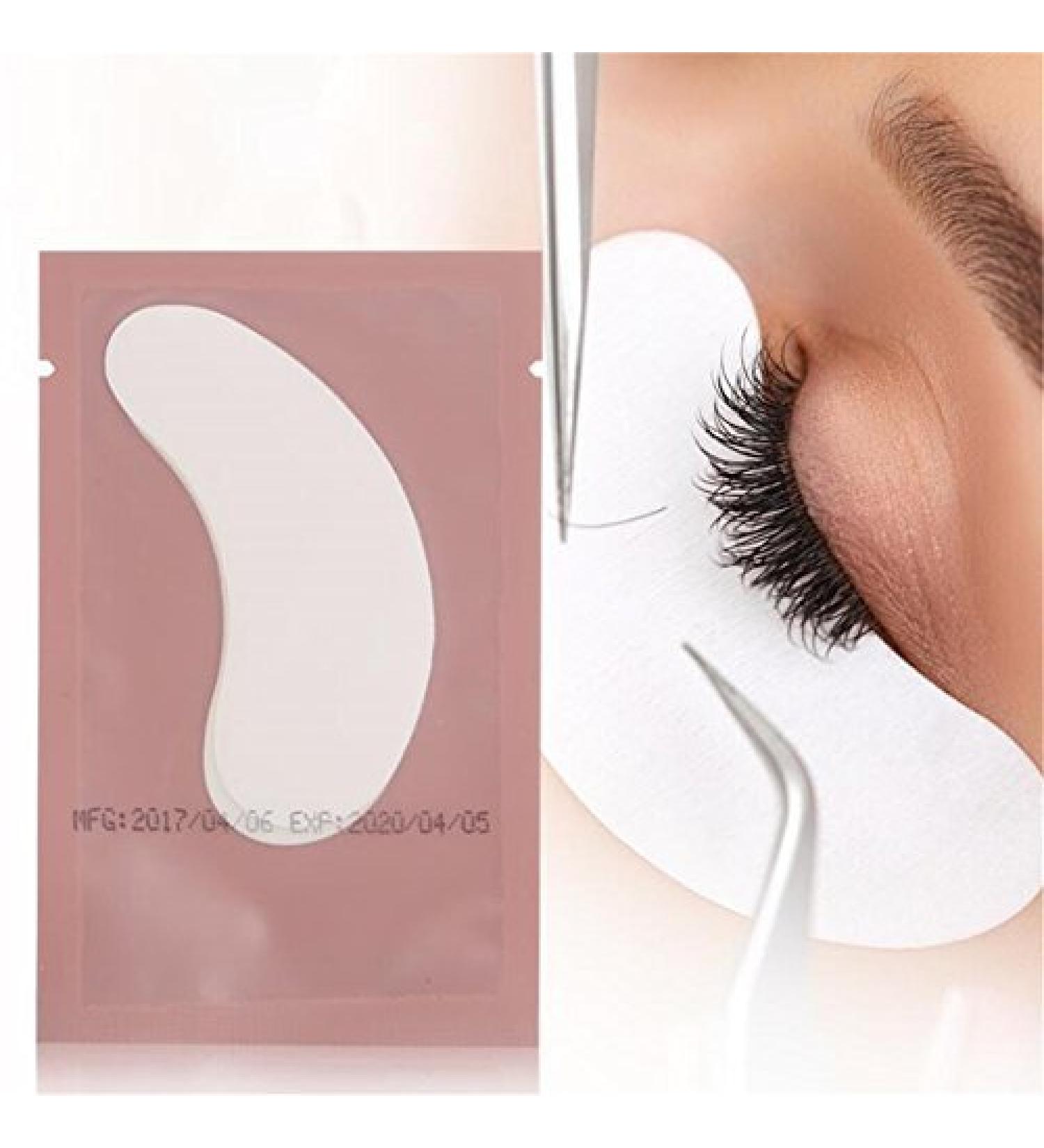 Eye Gel Patches Under Eye Pads Lint Free Lash Extension Eye Gel Patches for Eyelash Extension Eye Mask Beauty Tool (100)