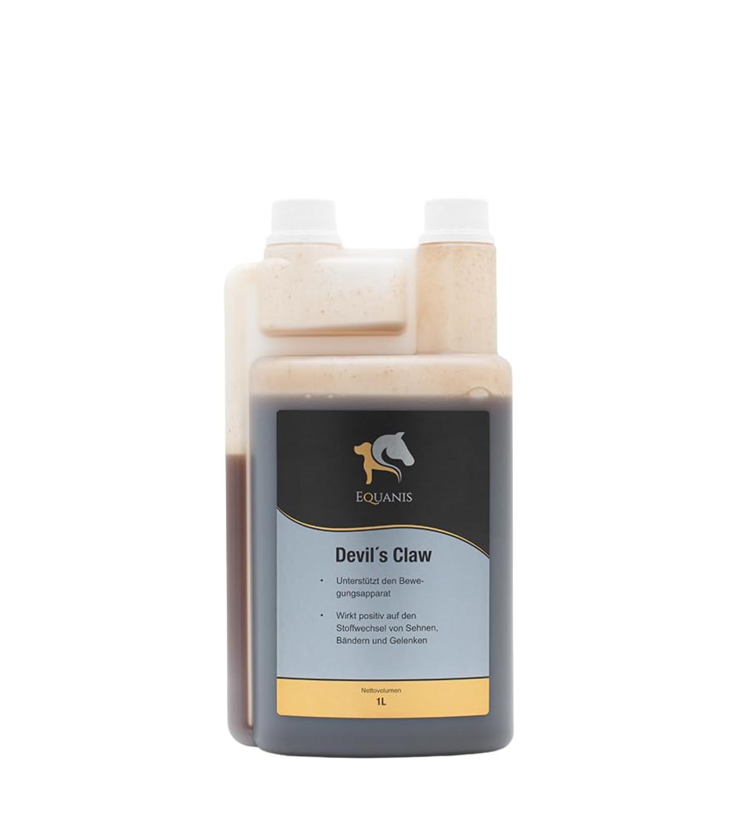 Equanis Devil's Claw - Liquid Support for Horse Joints & Gastric Health | 1L New Recipe - Buy Online on GoSupps.com