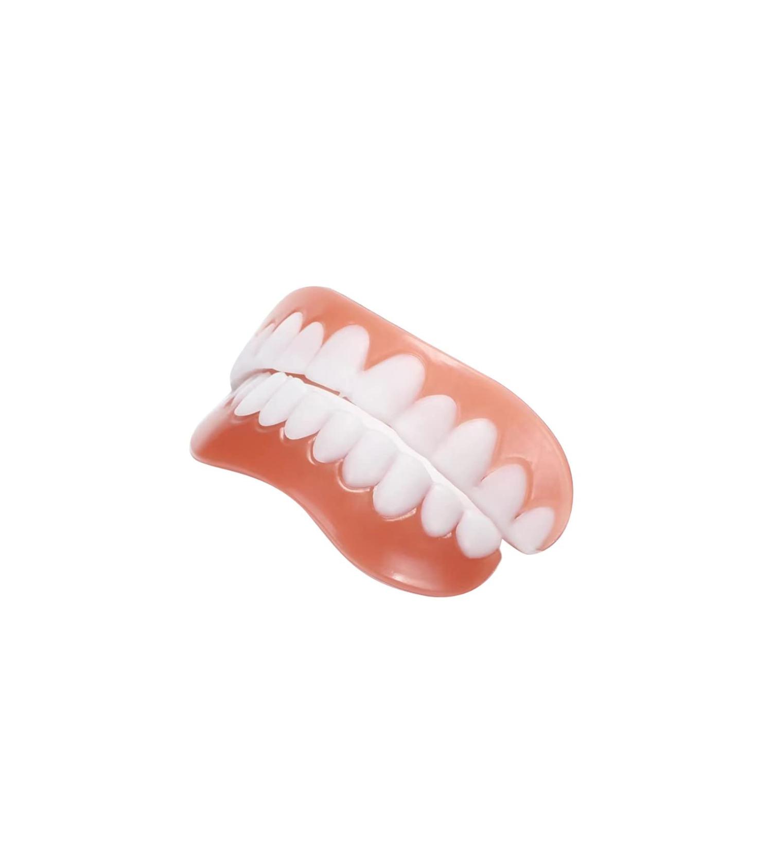 MOMBIY Teeth Veneer - Natural Shade Cosmetic Teeth Enhancer | 2pcs White Accessories for Confident Smile - Buy Online on GoSupps.com
