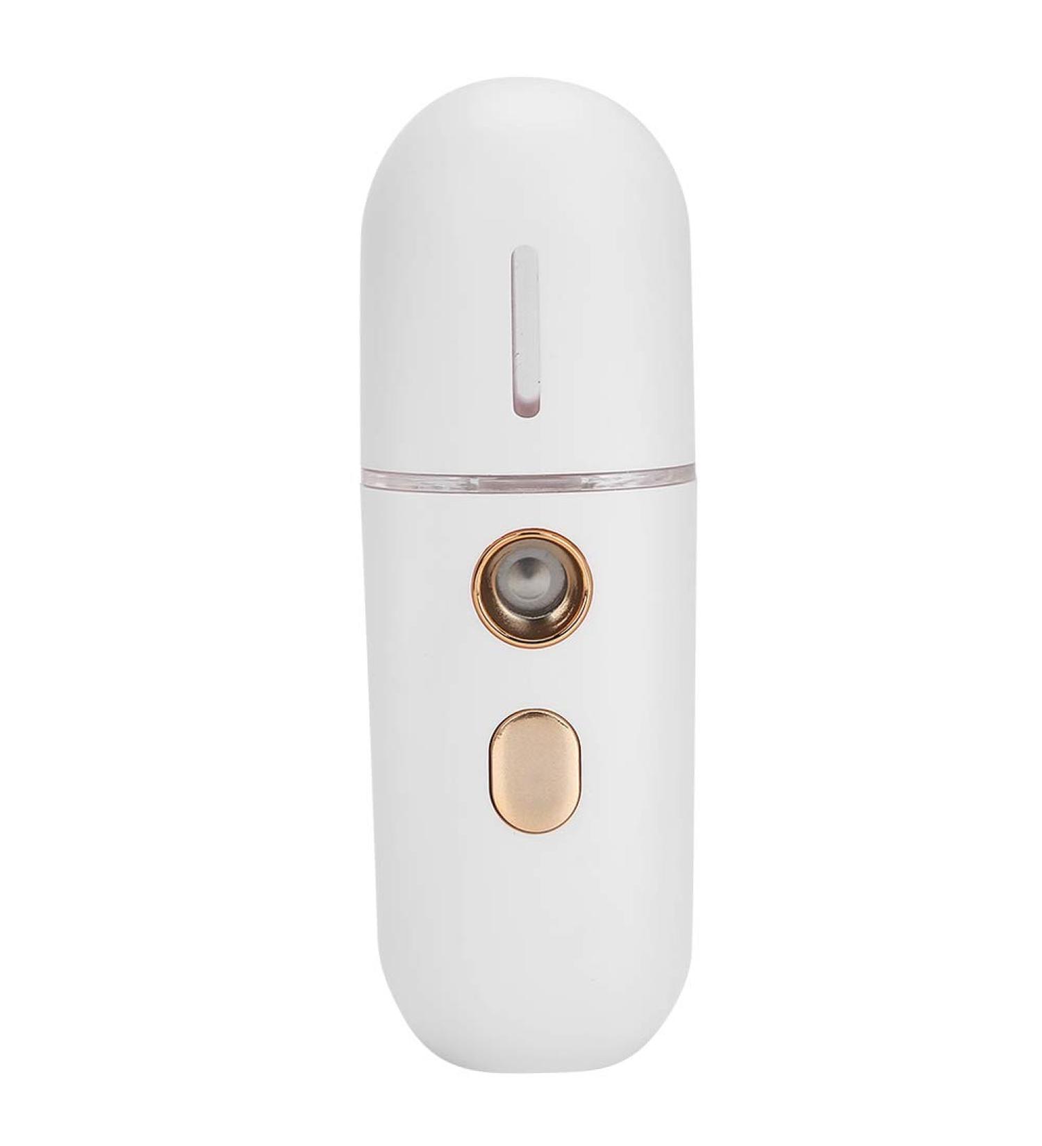 Nano Face Mist Sprayer Portable Moisturizing Face Humidifier with USB Charging White - Buy Online on GoSupps.com
