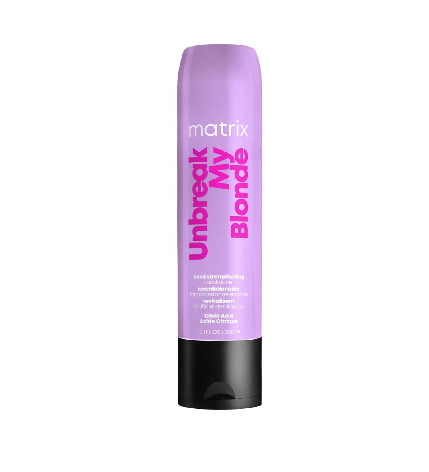 Matrix Unbreak My Blonde Conditioner 300ml | Repair Damaged & Chemically Treated Hair with Citric Acid International Shipping Available - Buy Online on GoSupps.com